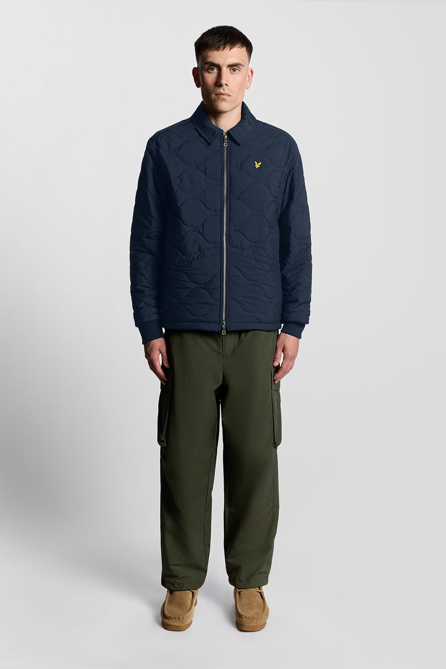 QUILTED RIPSTOP JACKET DARK NAVY 2
