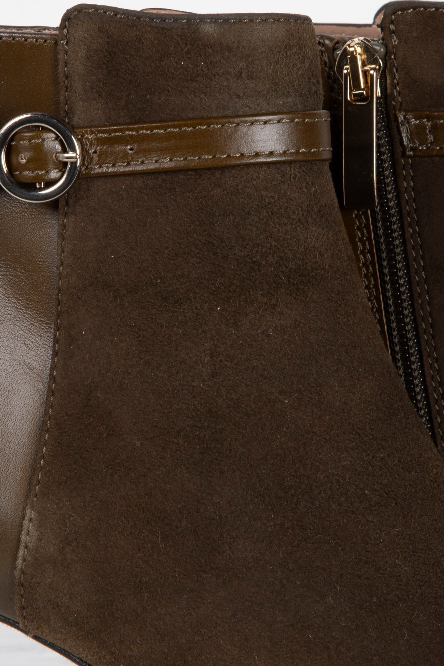 ALMA - POINTED PEARL BUCK OLIVE 4