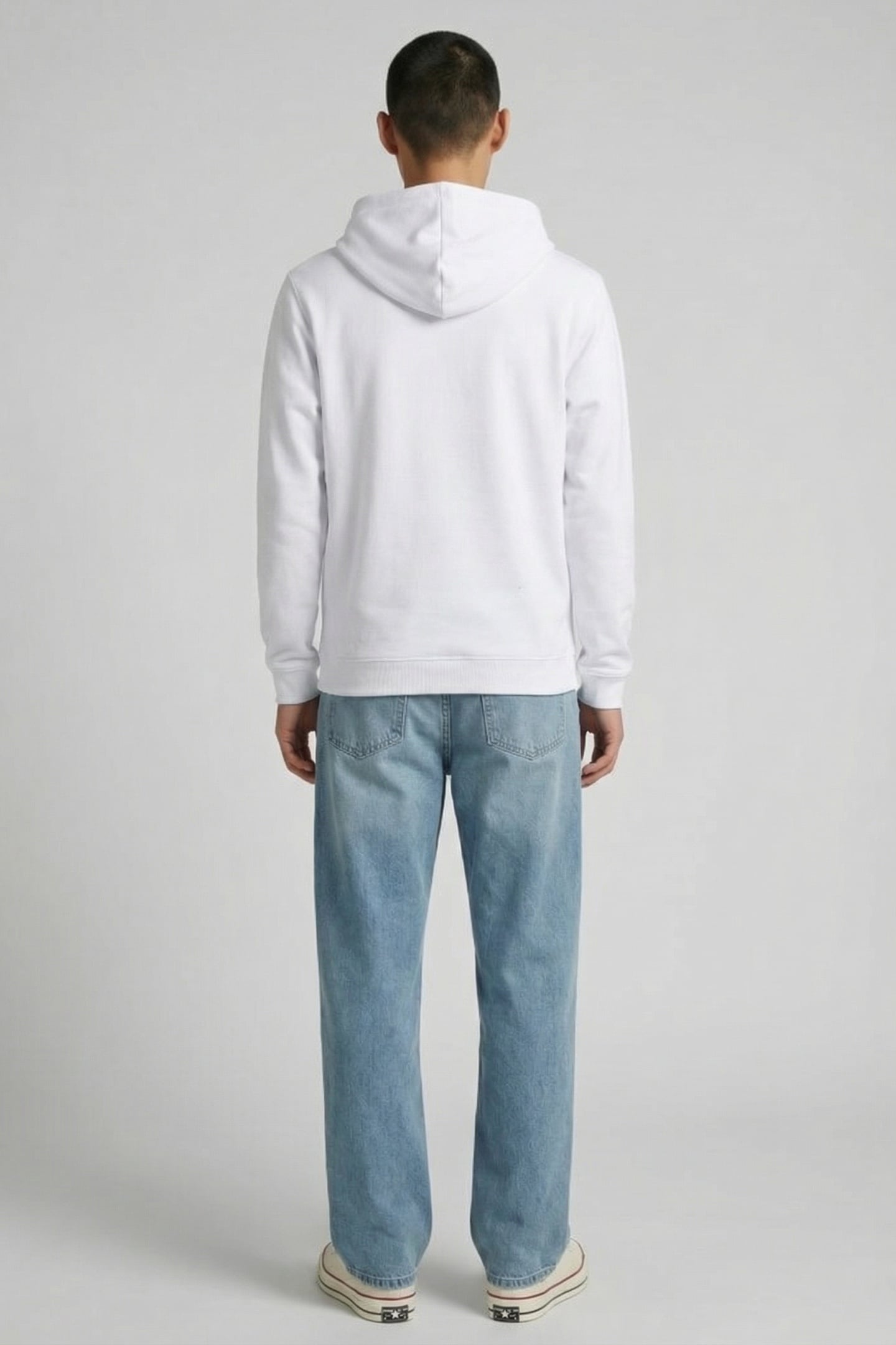 UNISEX ZOLTAN LOGO HOODY BRIGHT WHITE 2