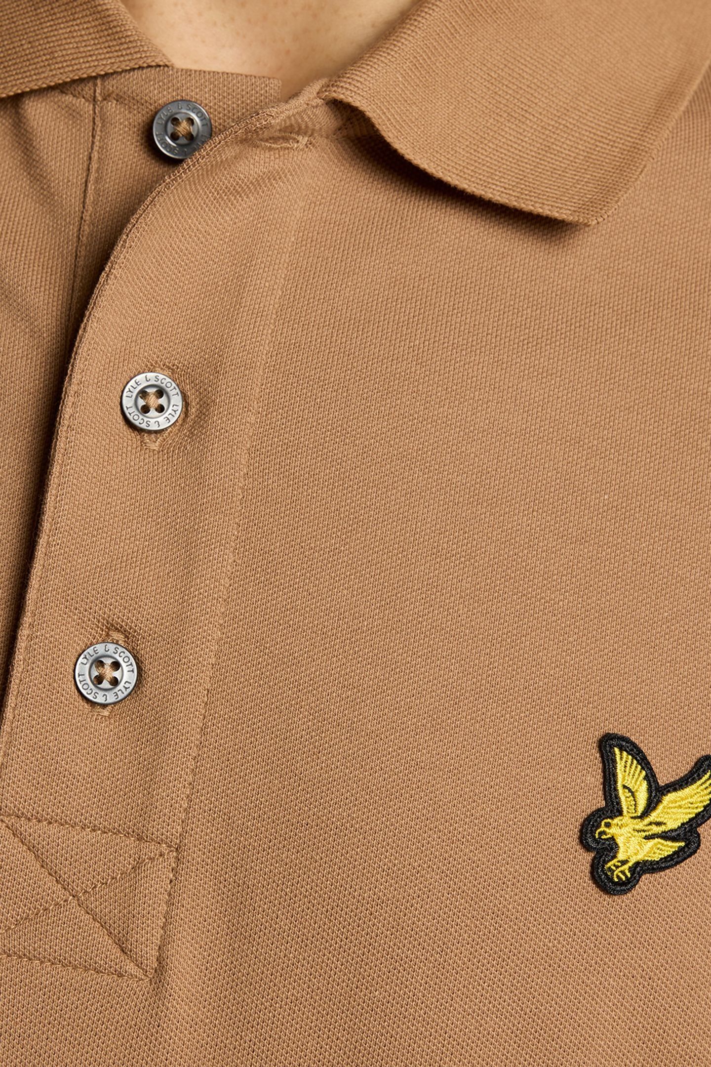 PLAIN POLO SHIRT TIGERS EYE 6