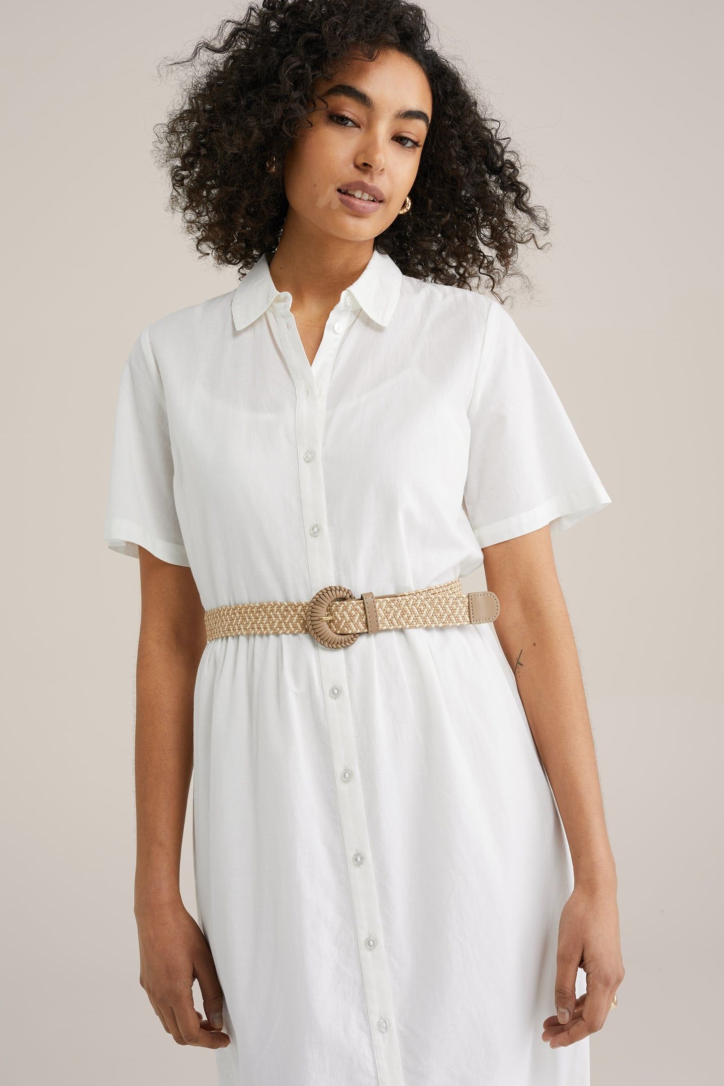 DRESS MID LENGTH WHITE 7