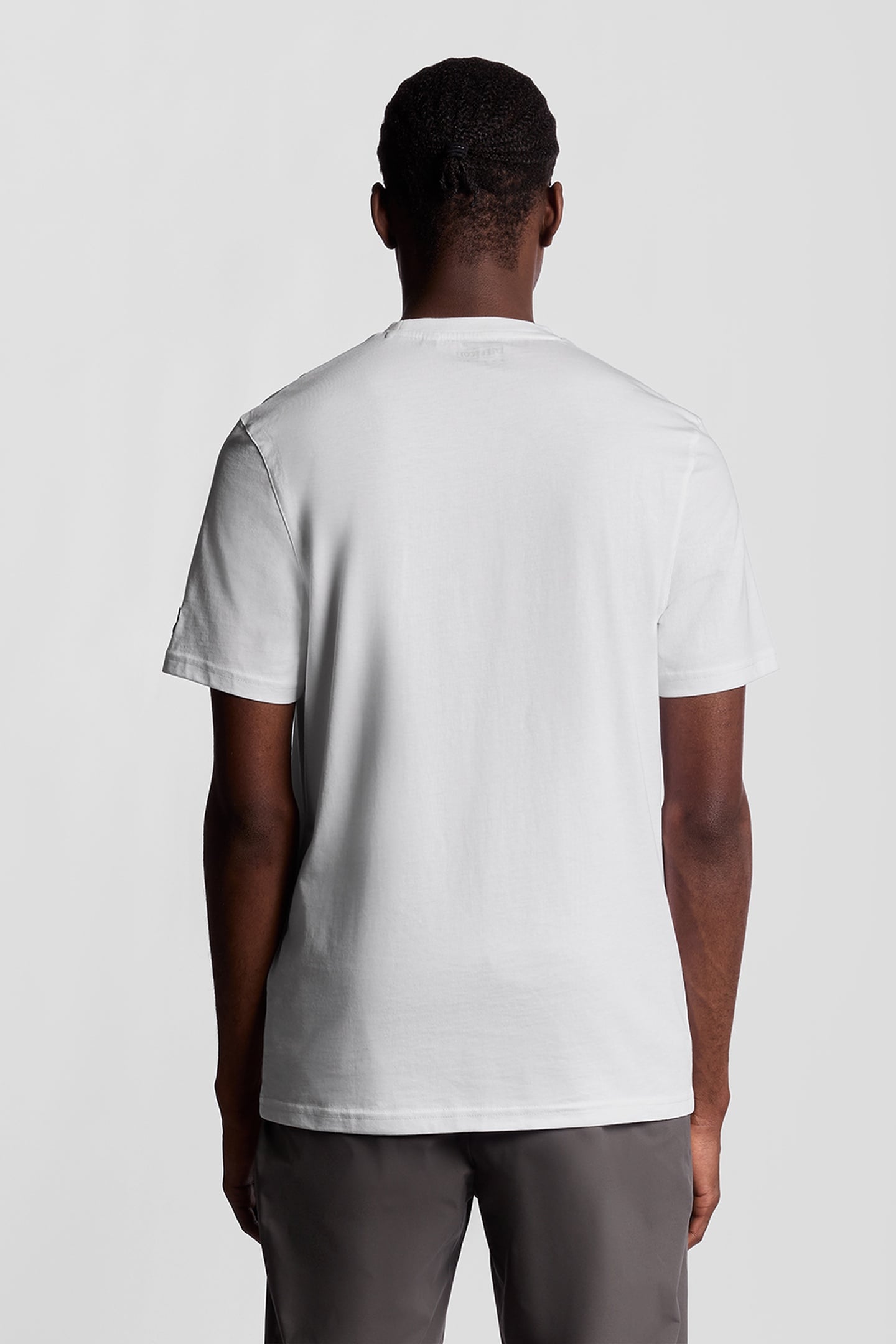 STRIPE LOGO GRAPHIC T-SHIRT WHITE 3