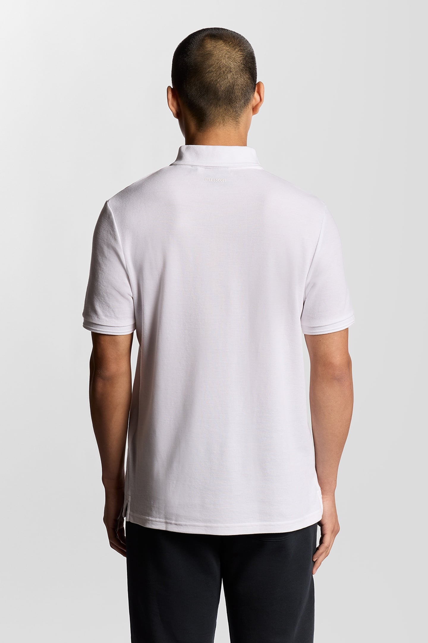 OTTOMAN HALF ZIP POLO SHIRT WHITE 3
