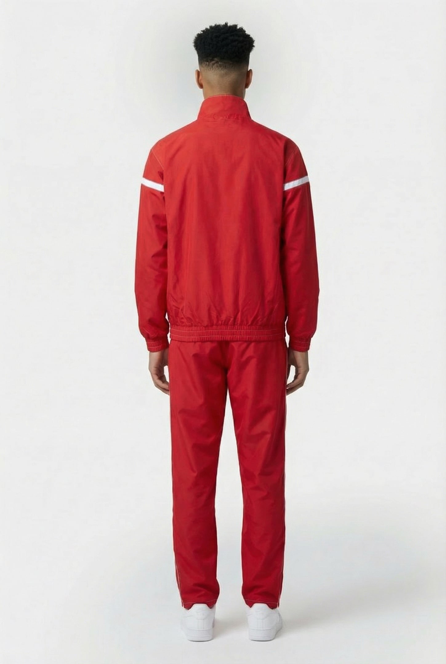 TARIDA RED/WHITE/METALLIC-GREY 2