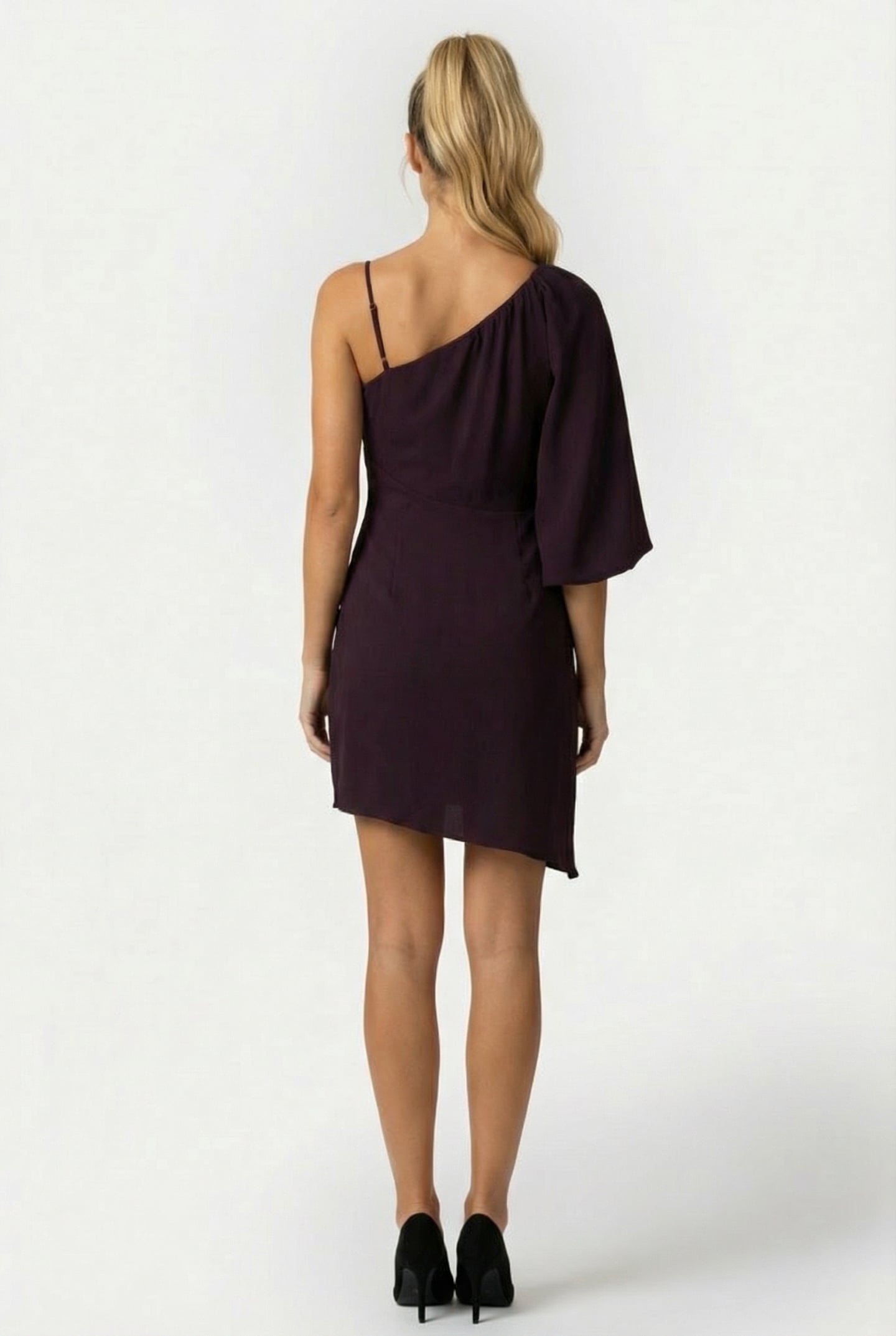 SOLIA DRESS BURGUNDY 2