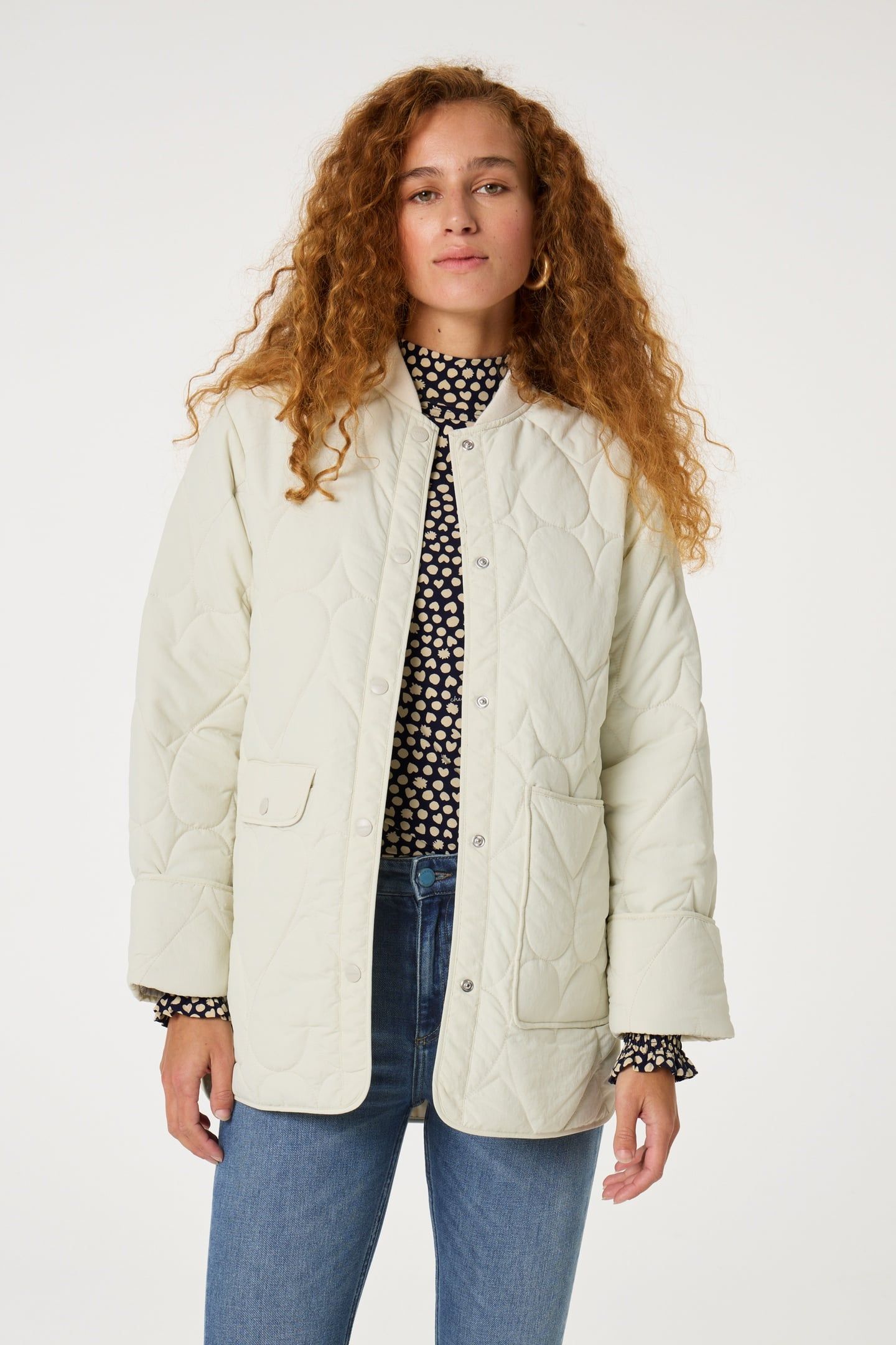 XANDER JACKET COSY WHITE 2