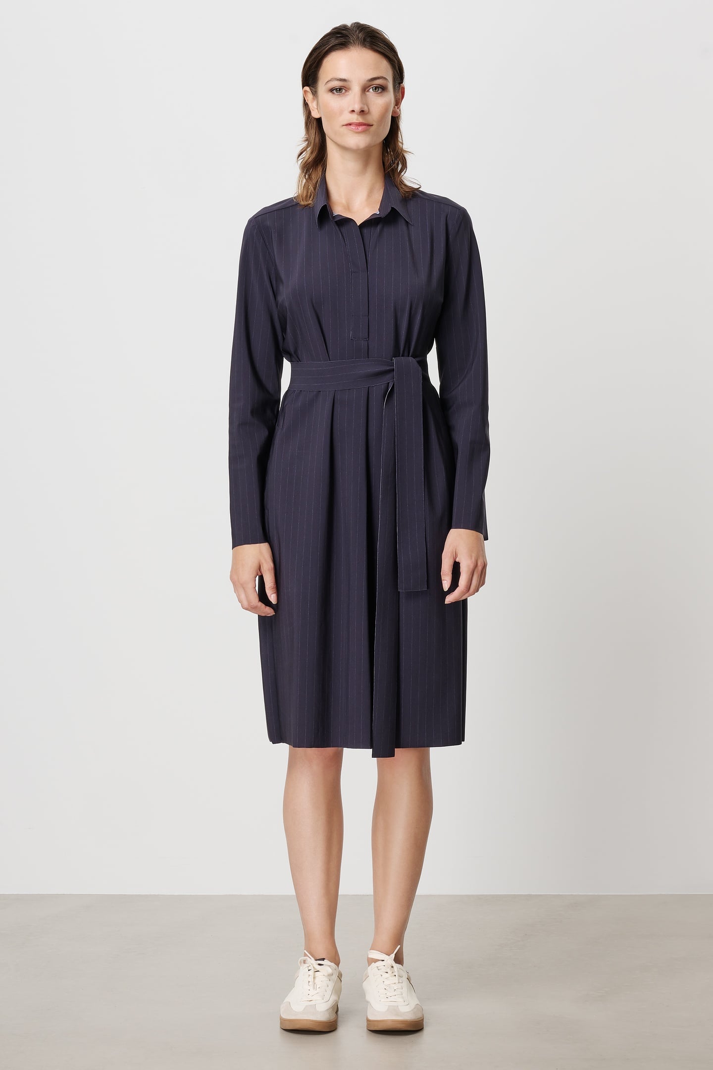 CRUZ PRINTED DRESS INK BLUE 2