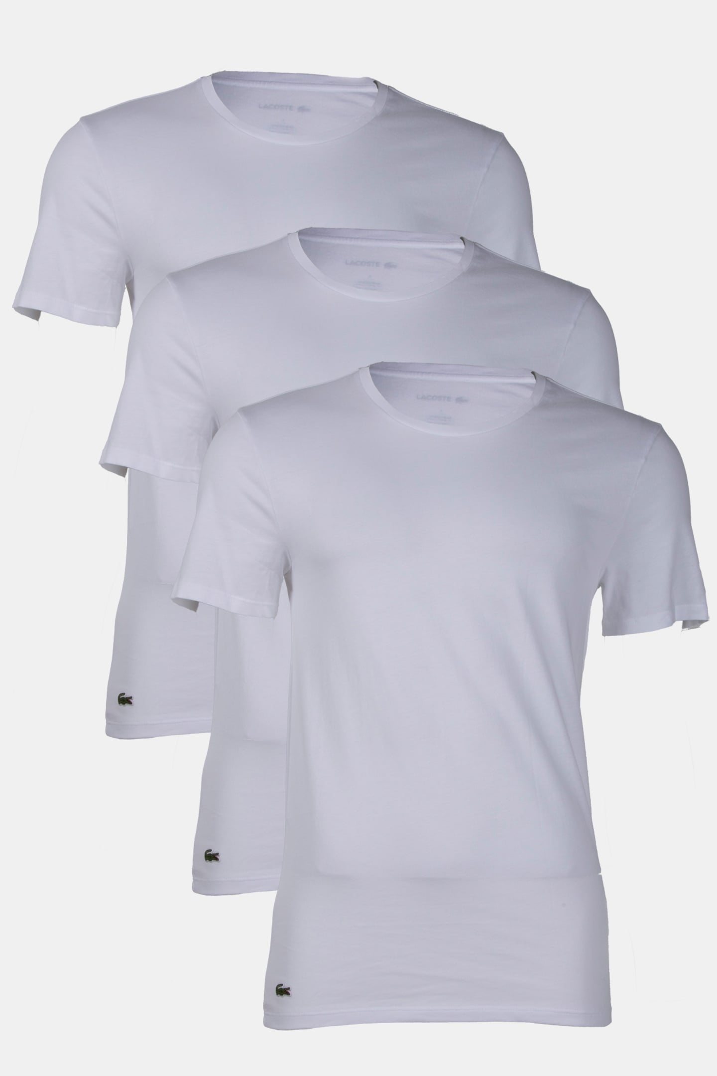 3-PACK SLIM FIT UNDERSHIRTS WHITE 1