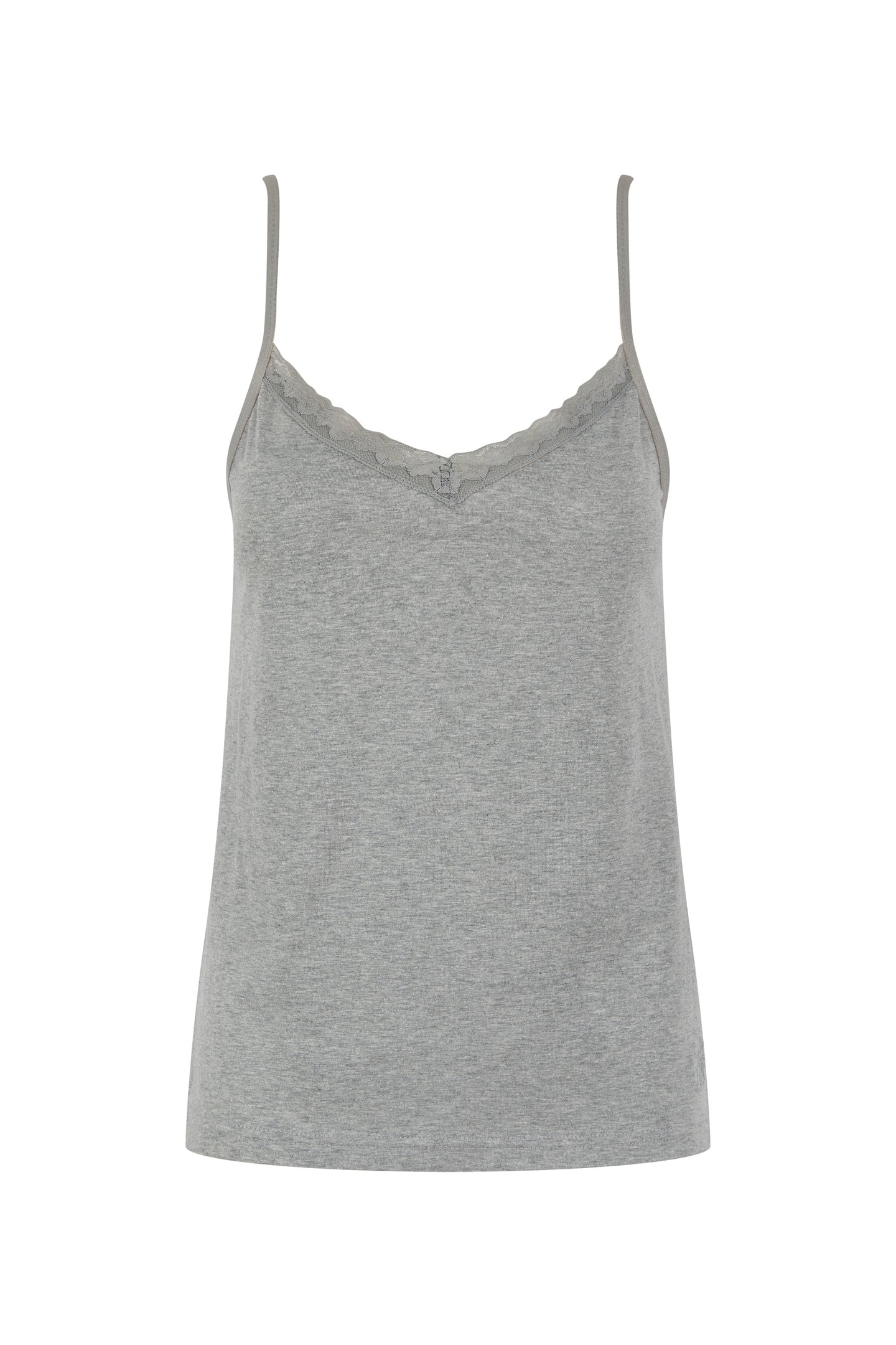 QUINN 2PK CAMI BELLWETHER BLUE/ GREY MARL 4