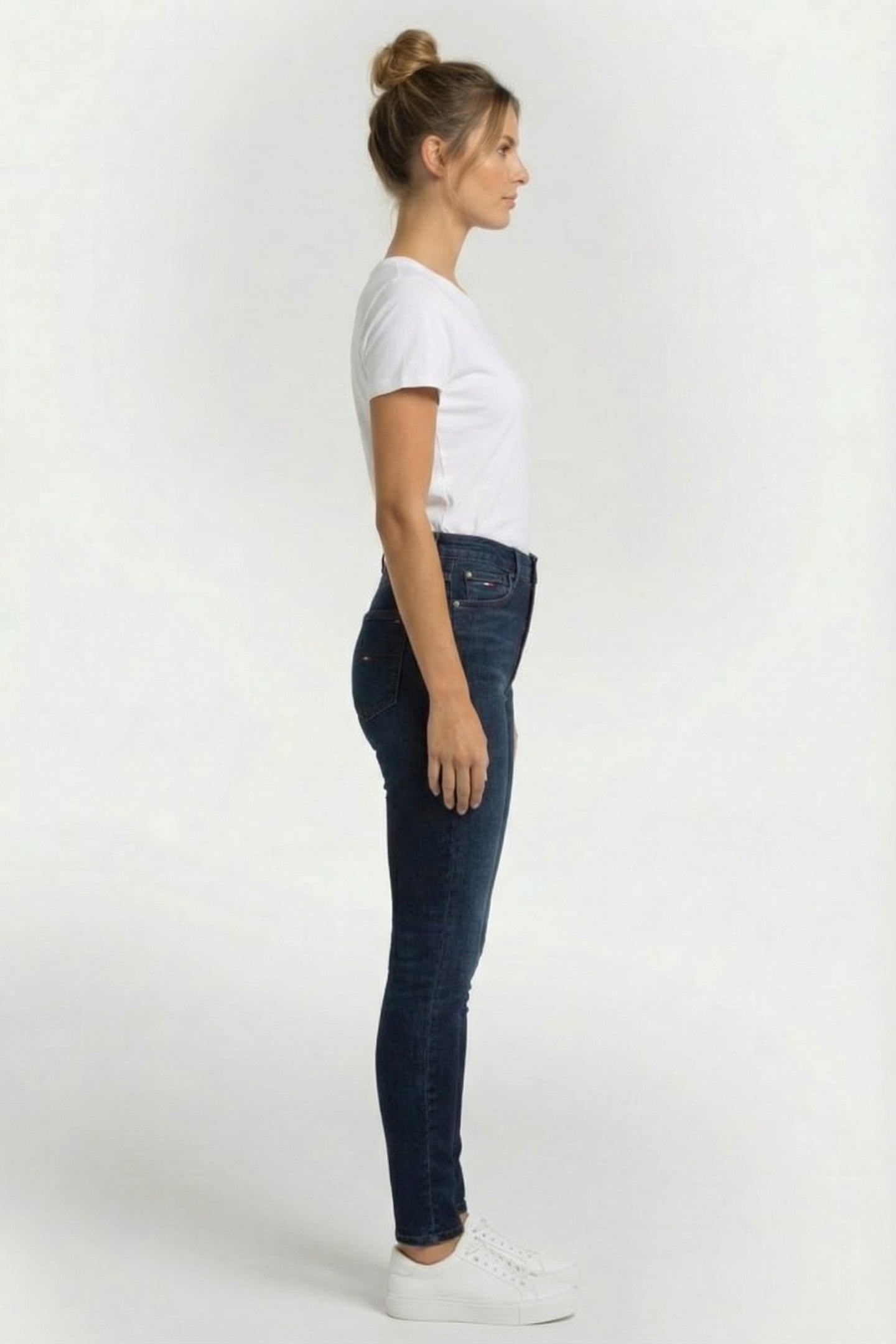 SYLVIA SKINNY JEANS DENIM BLUE BLACK 3