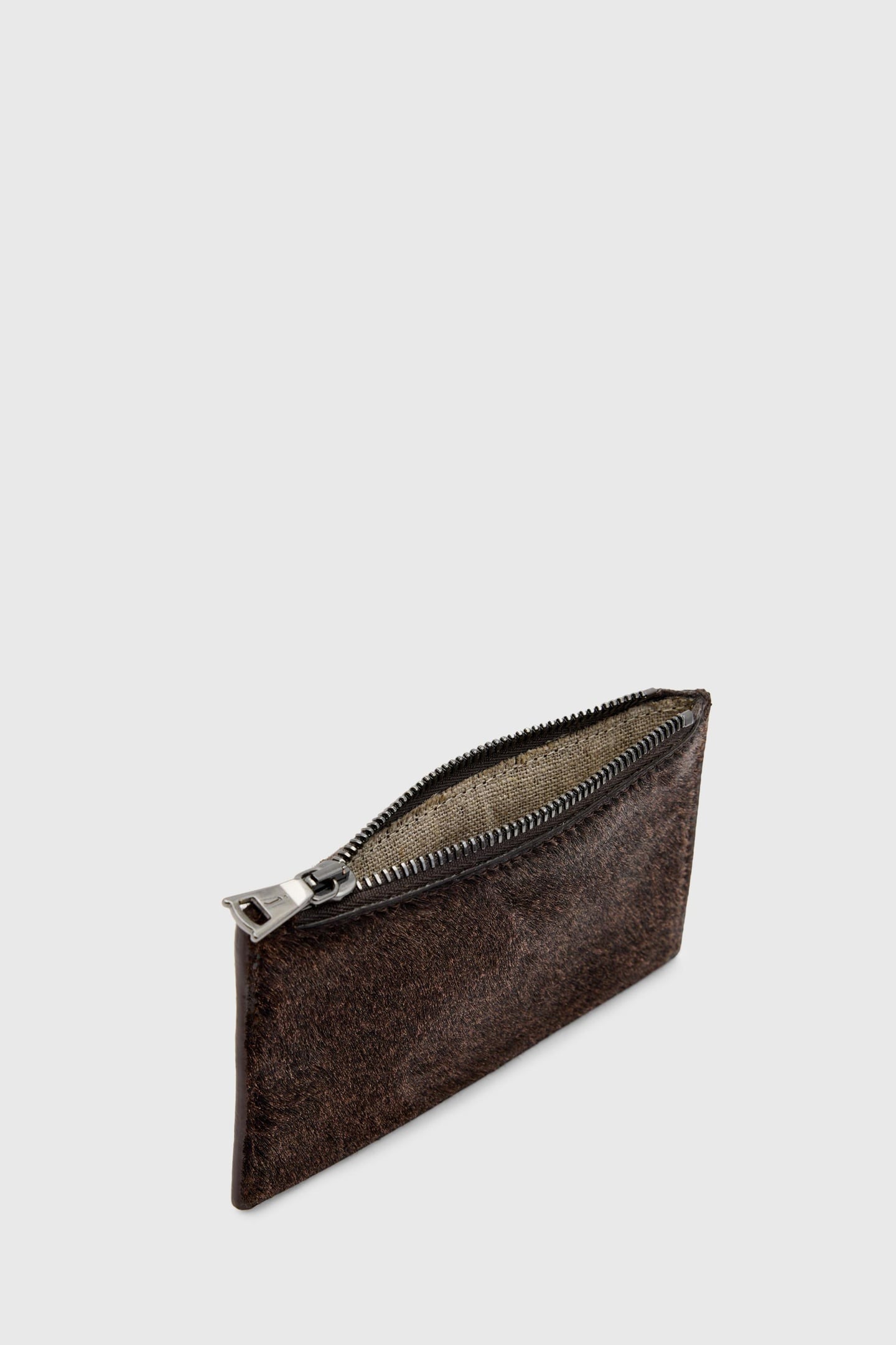 HERITAGE LONG ZIP CARD CASE CHOCOLATE 2
