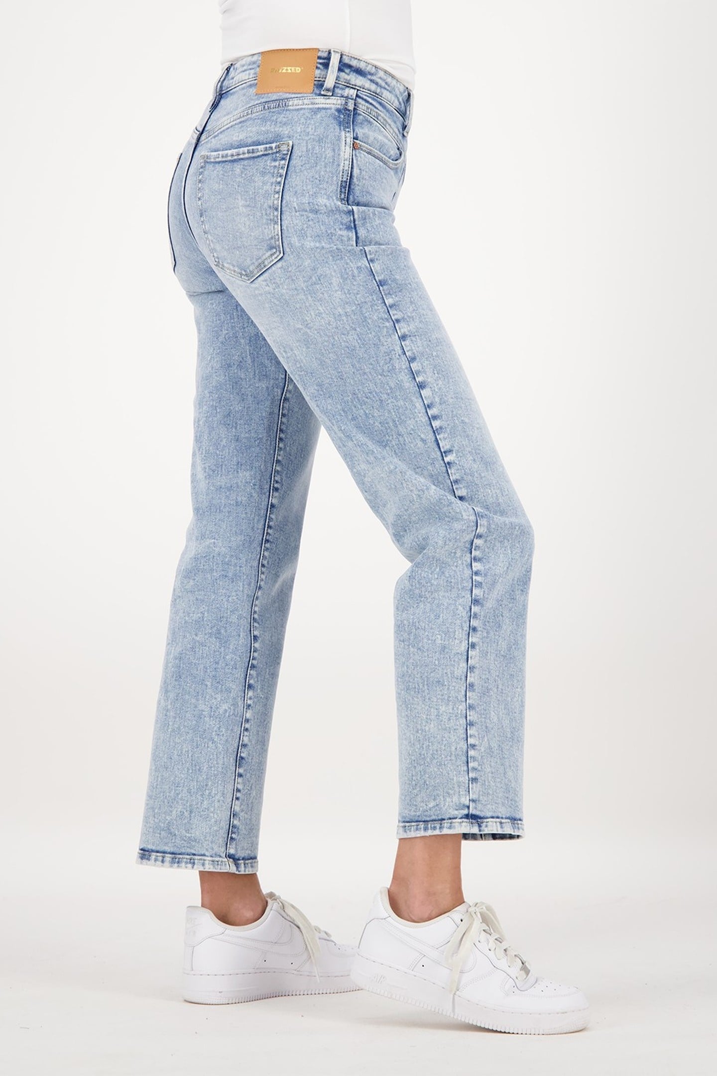 DAWN YOKE SKINNY JEANS LIGHT BLUE STONE 3