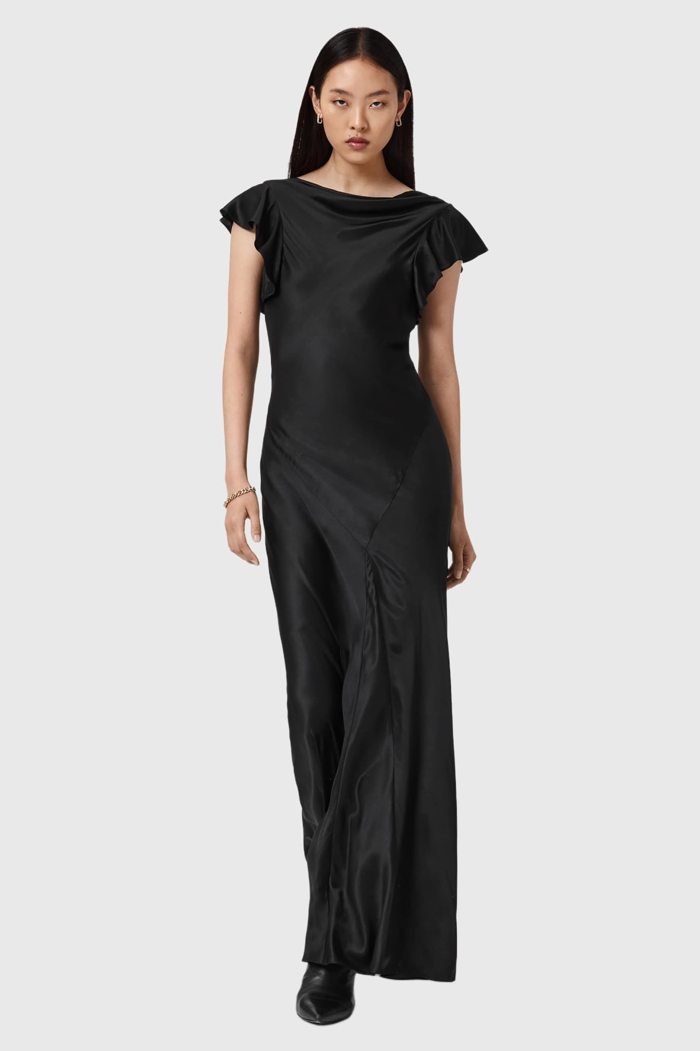 FLORA DRESS BLACK 4