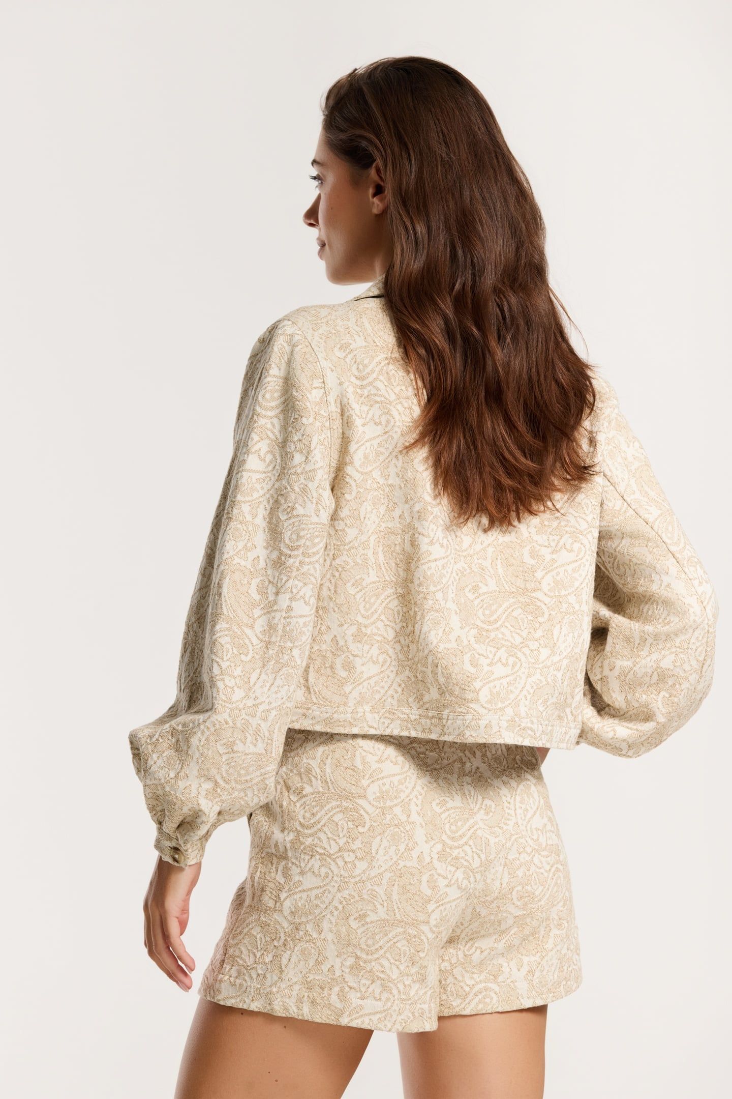DINTHE JACKET PAISLEY JACQUARD WHITE PAISLEY JACQUARD 6