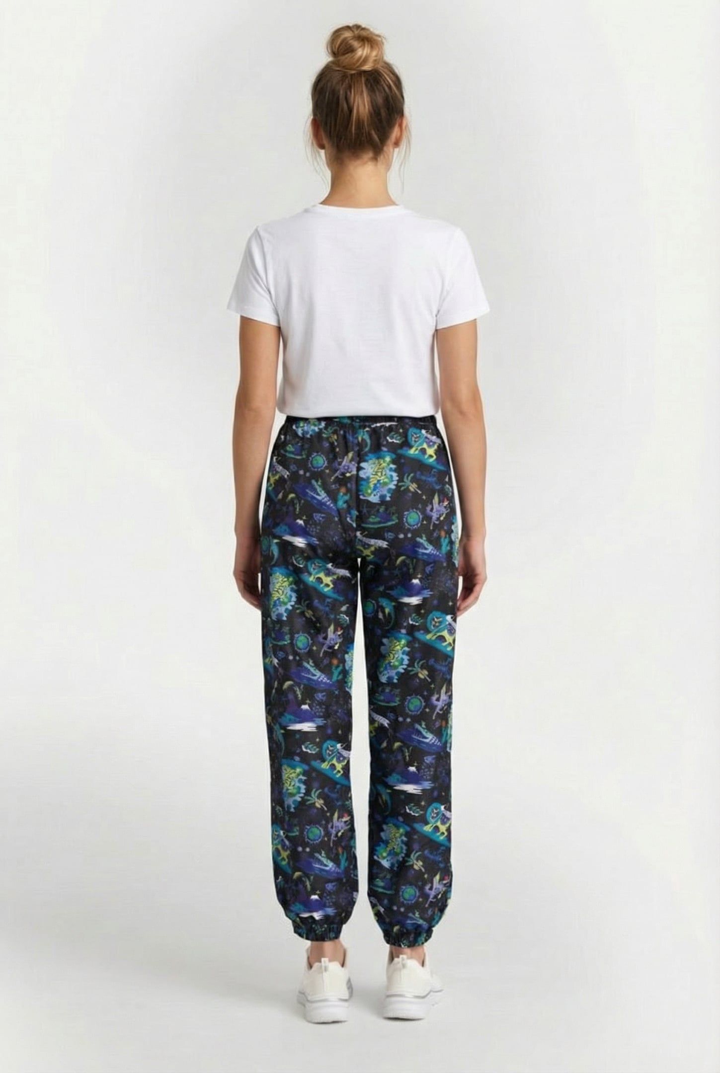 WOMEN'S ARENA FUN PLANET PANT BLACK MULTI 2