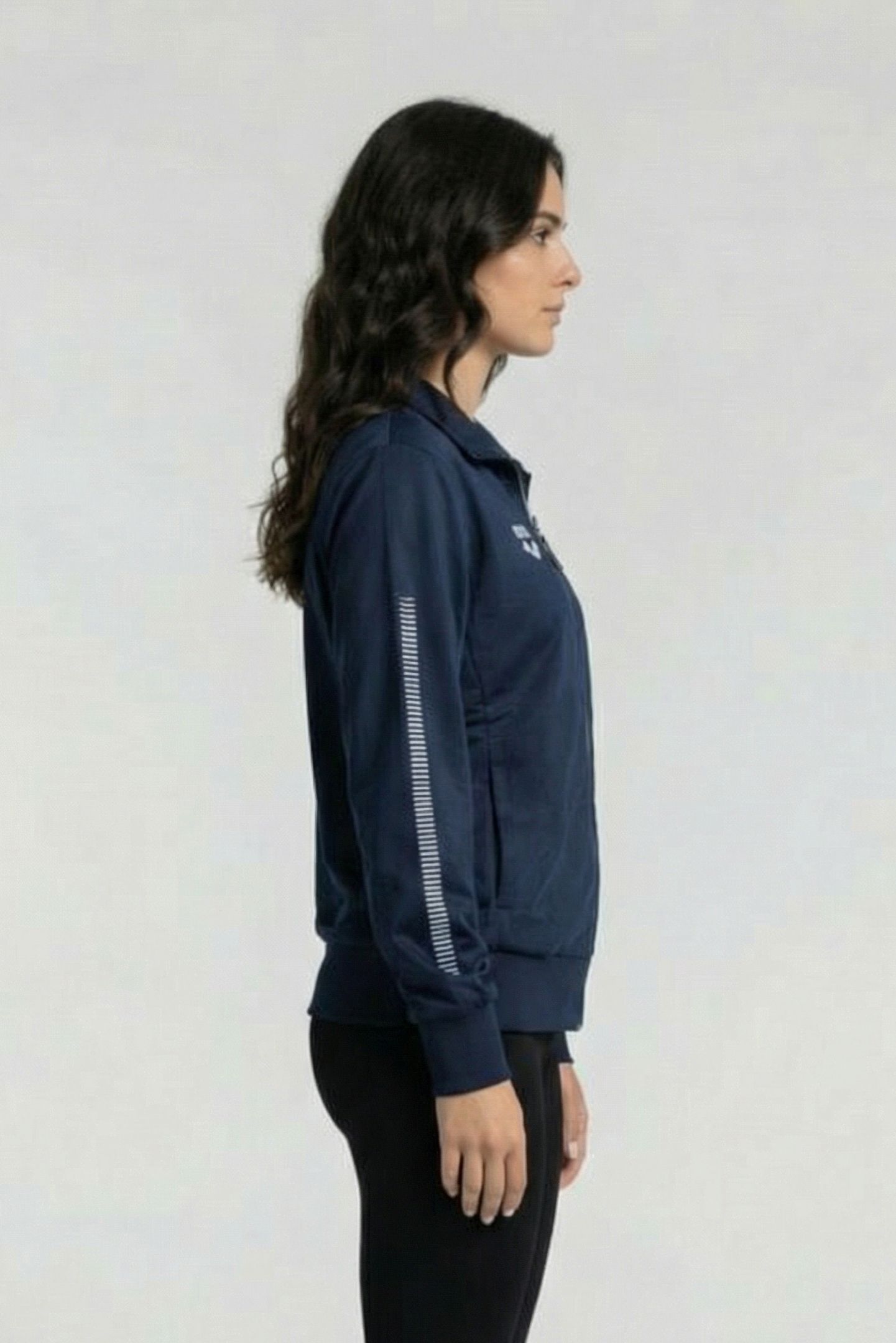 UNISEX TL KNITTED POLY JACKET NAVY 5