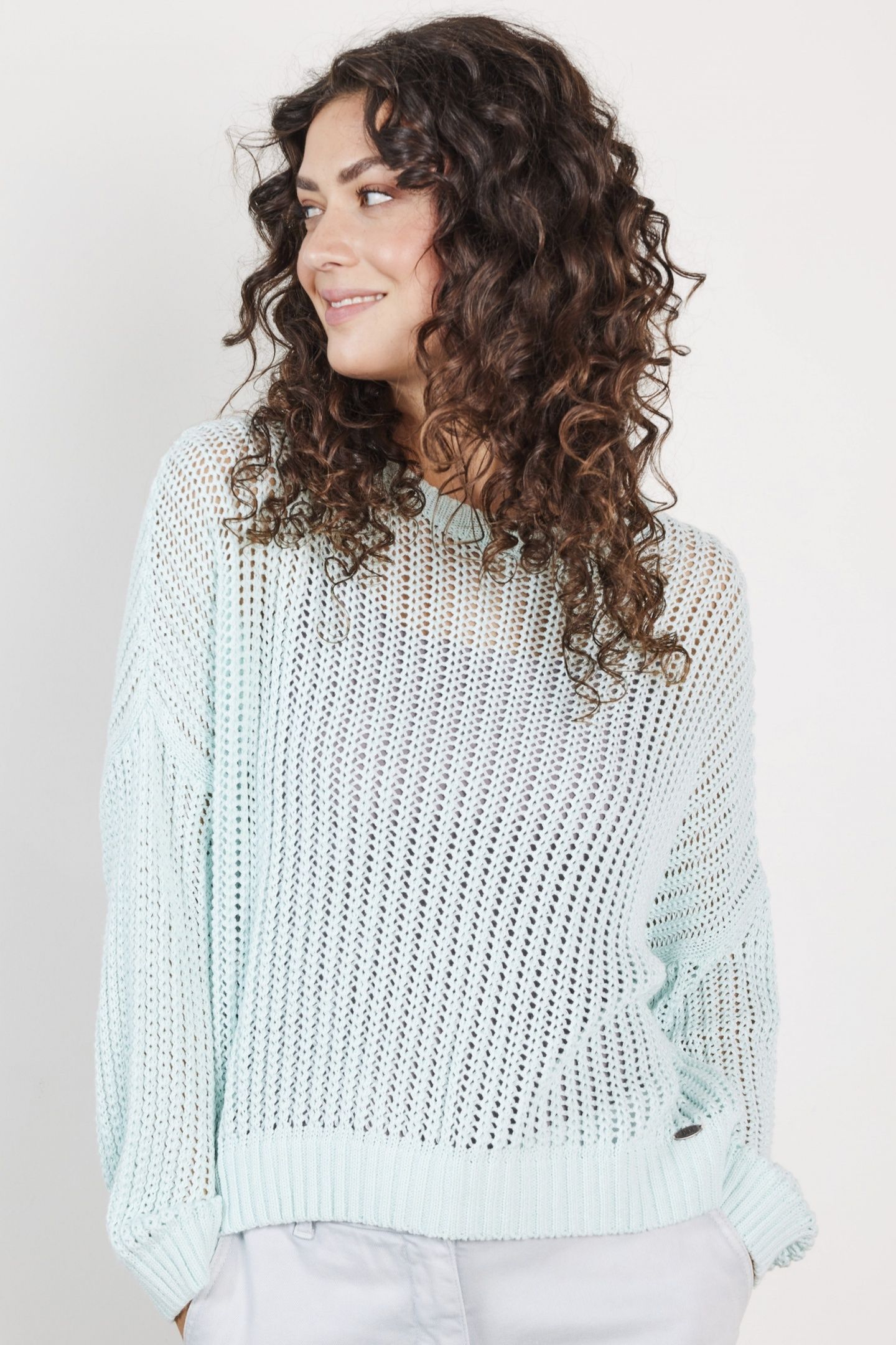 PULLOVER ALESSIA SURF GREEN 1