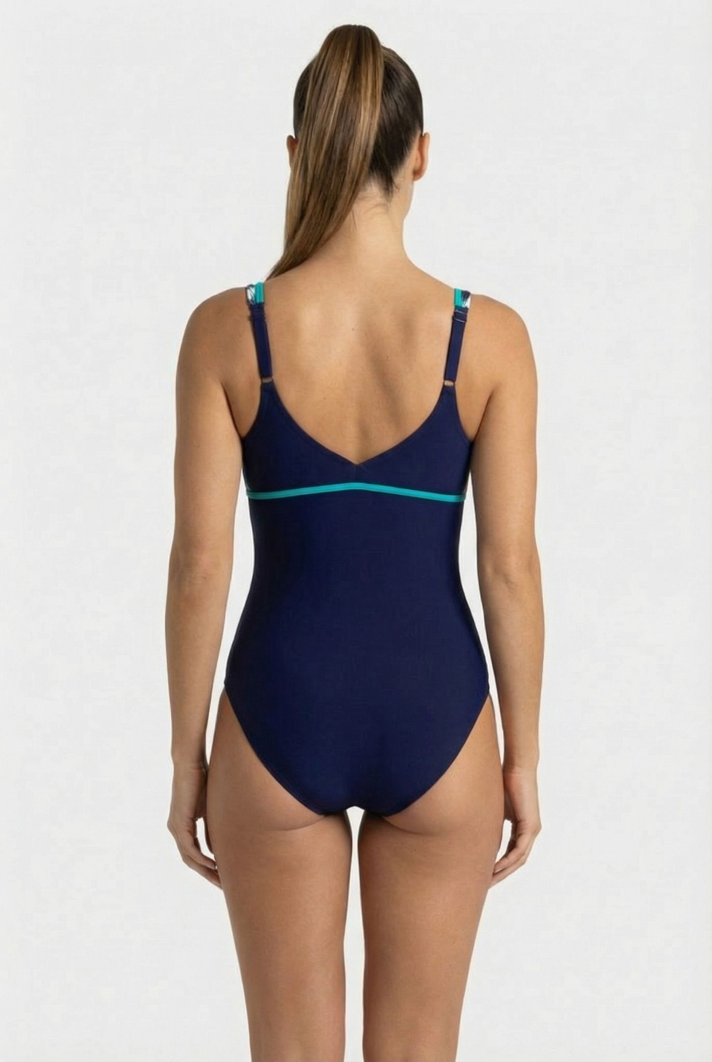 WOMEN'S BODYLIFT SWIMSUIT JENNIFER WING NAVY MULTI NAVY BALI 2