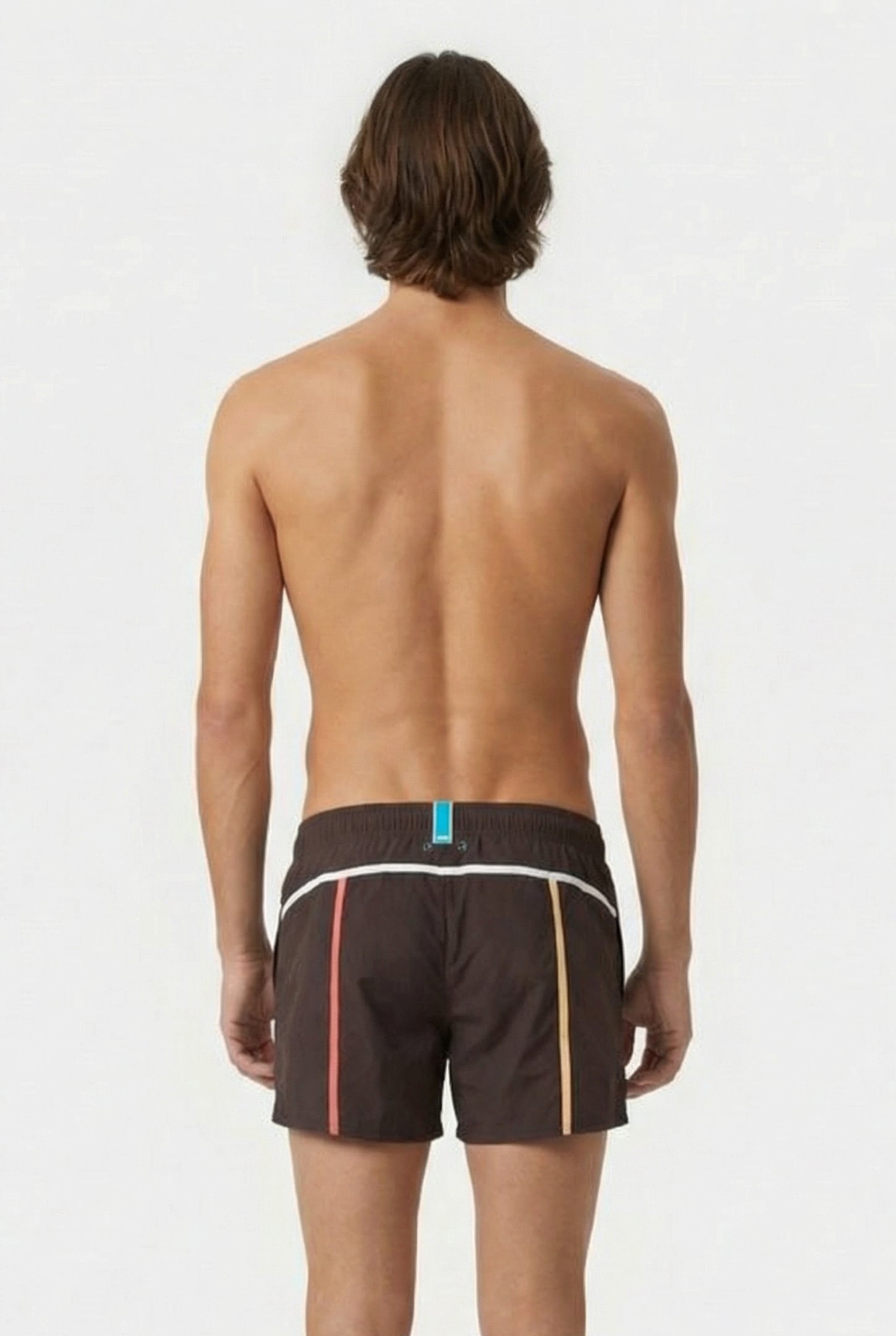 MEN'S ARENA PRO-FILE BEACH X-SHORT SEPIA-WHITE-SALMON PINK-C 2
