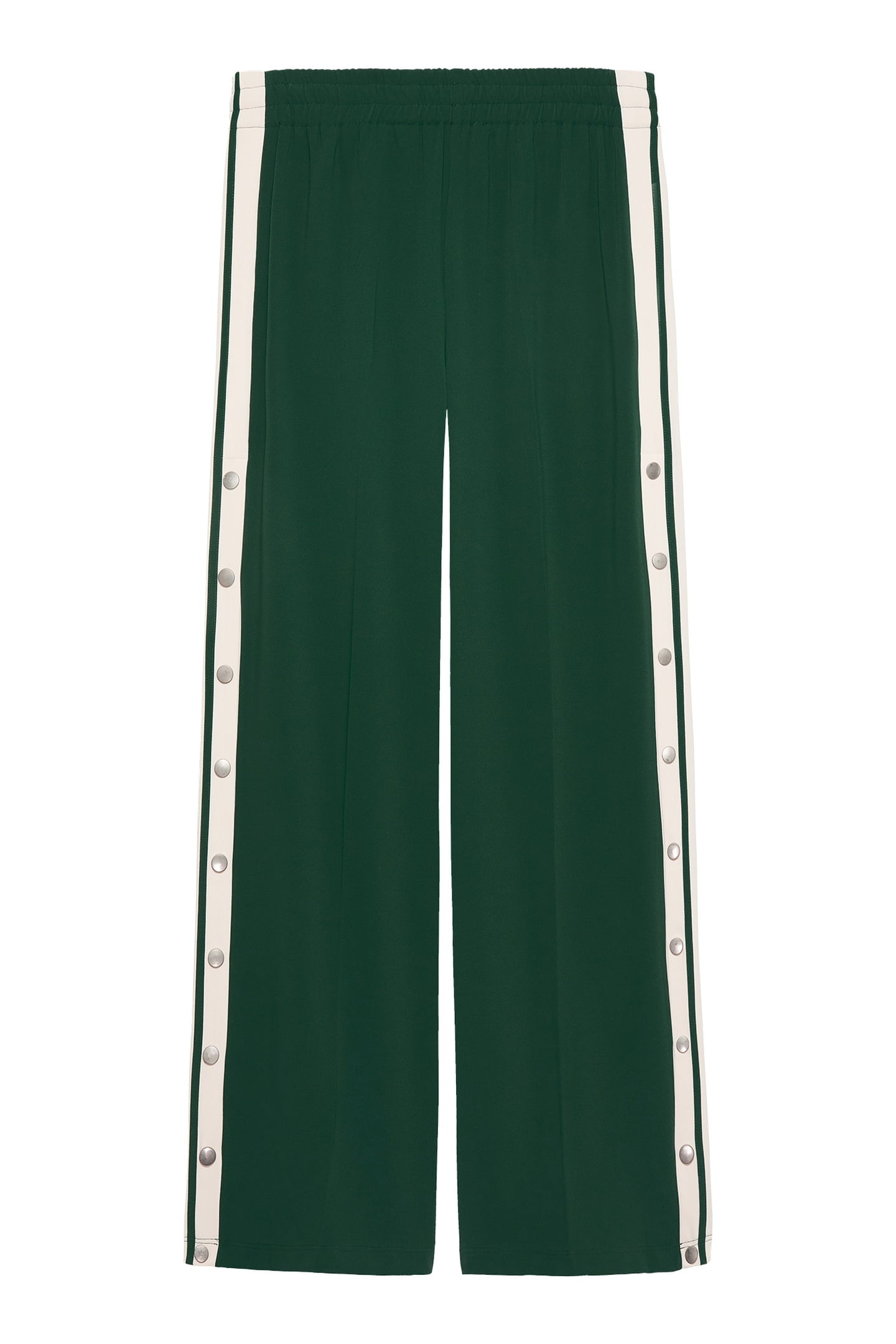 SIDE BUTTON TRACKSUIT TROUSERS PINE FOREST 5