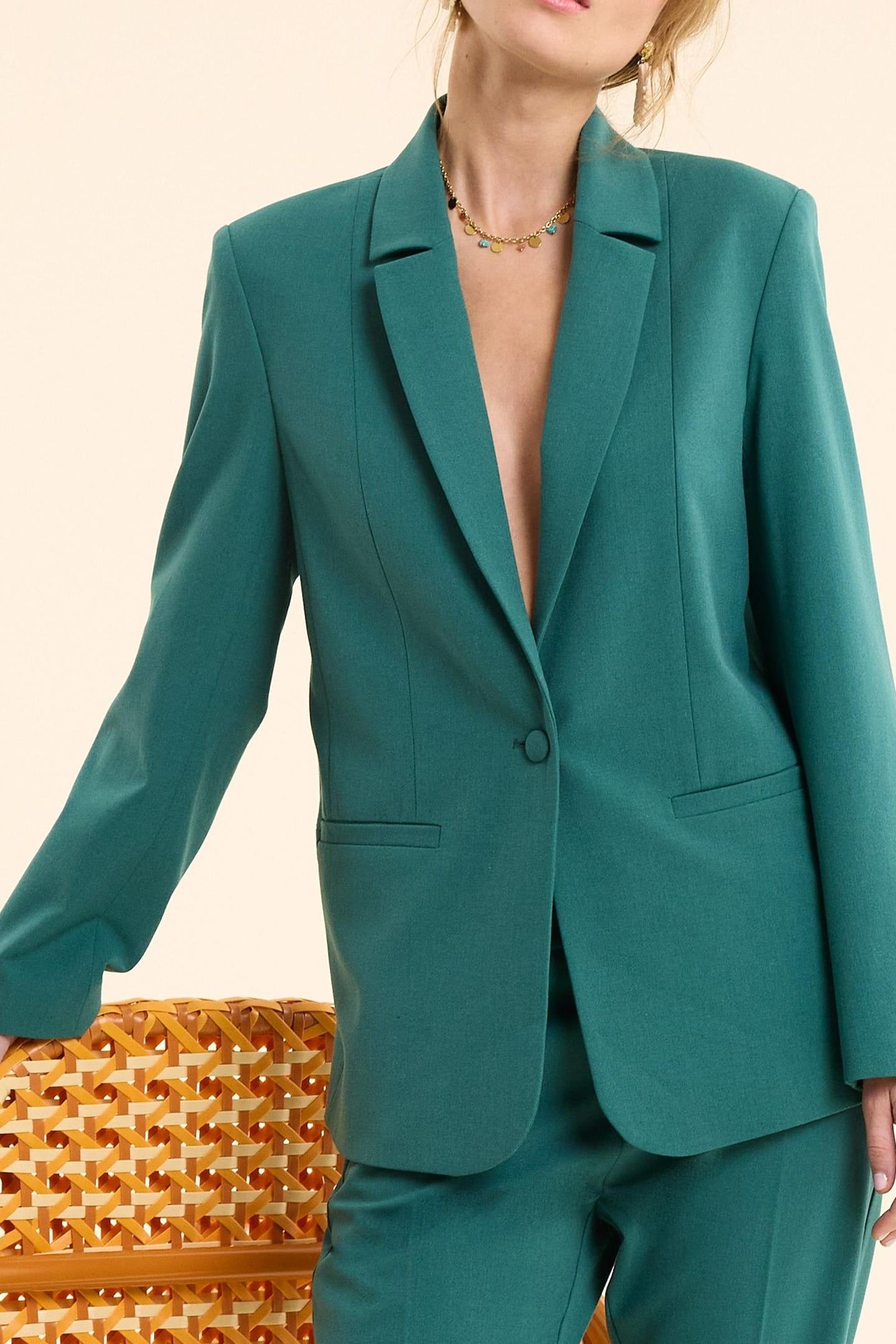 GREEN SUIT JACKET GREEN 8
