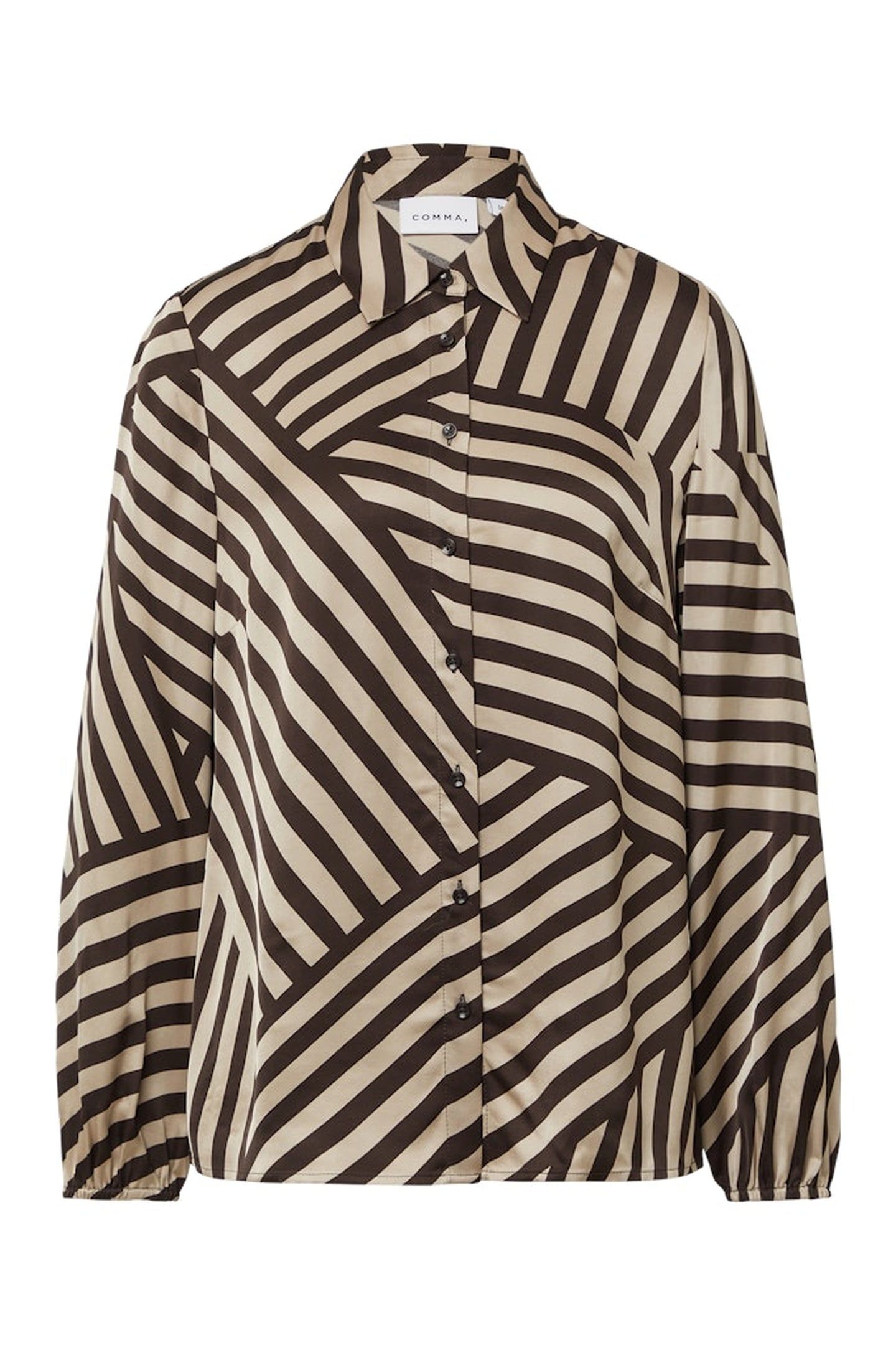 COMMA BLOUSES BROWN-DARK 4