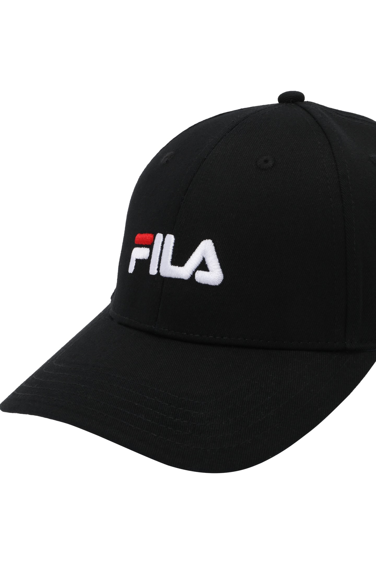 UNISEX BRASOV 6 PANEL CAP WITH LINEAR LOGO BLACK 3