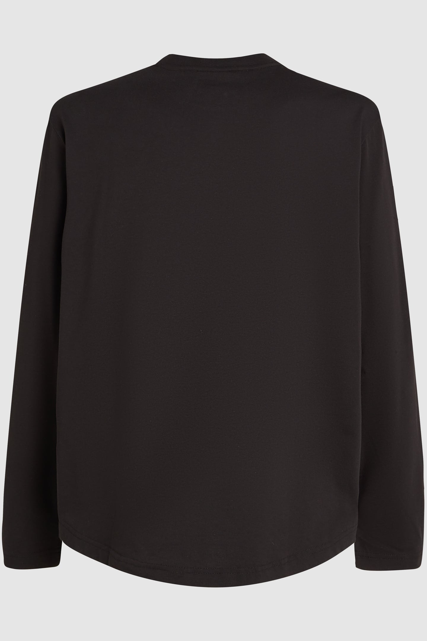 BLACK KLJ REG LS CURVED HEM TEE 2