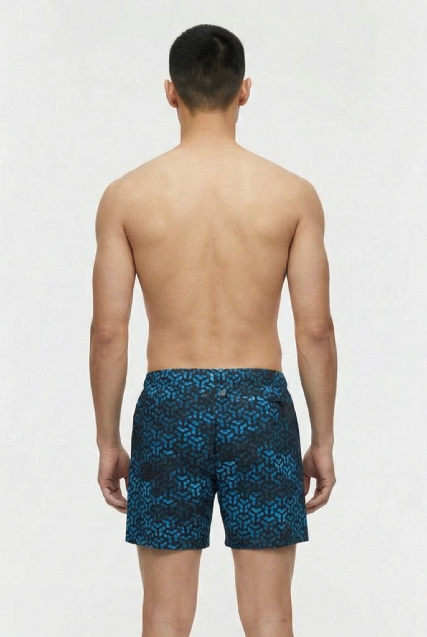 MEN'S ARENA EVO BEACH BOXER AO BLACK-TURQUOISE MULTI 2