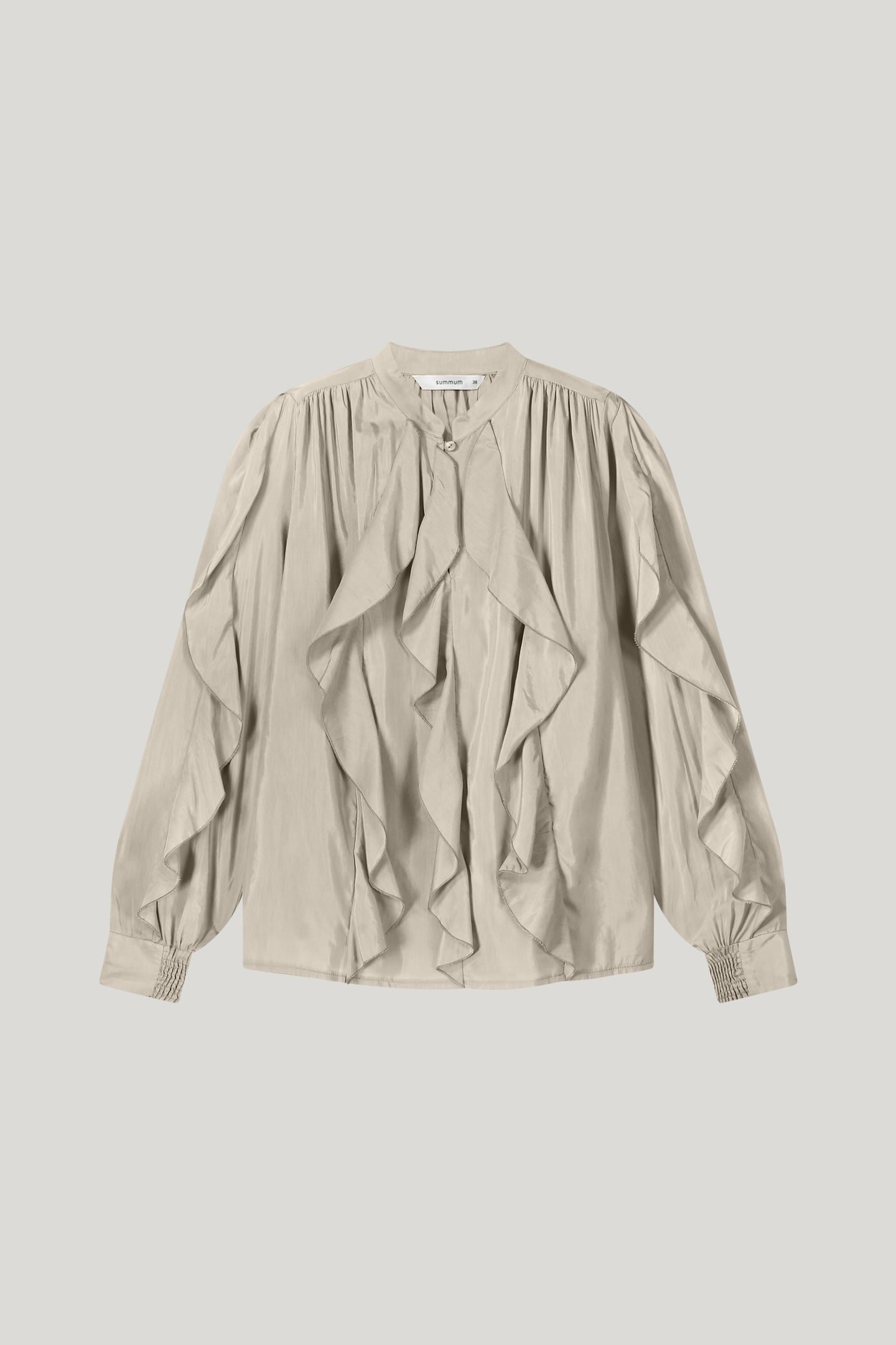 TOP COTTON VISCOSE PEBBLE BEIGE 3