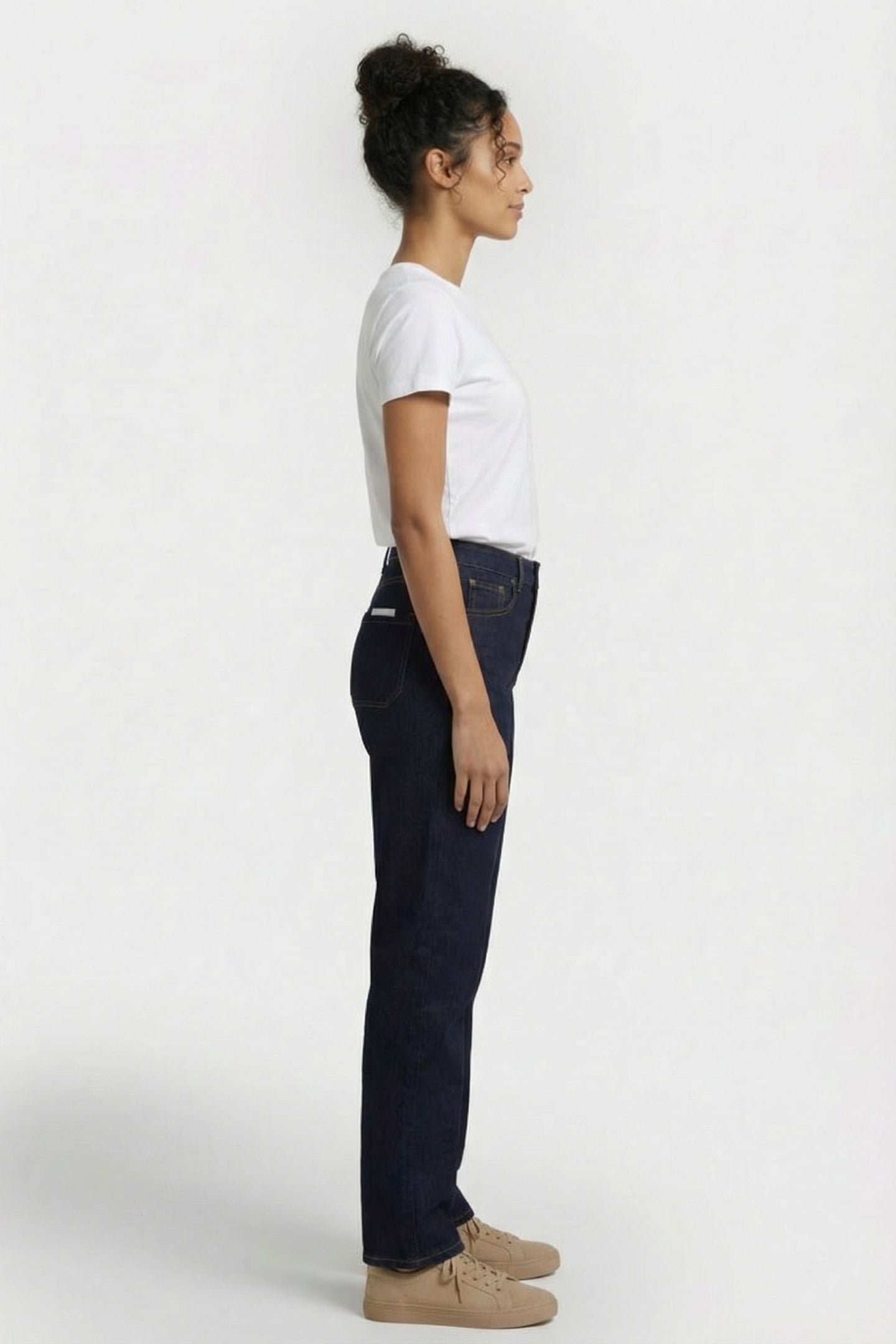STRETCH WIDE FLARE DENIM CLEAN INDIGO 3