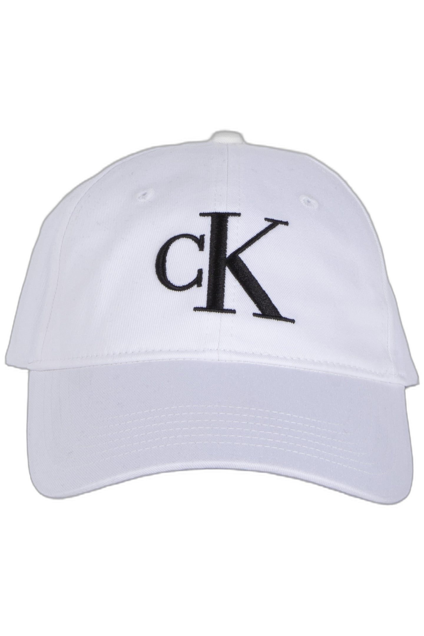 LARGE MONOGRAM EMBROIDERY CAP BRILLIANT WHITE 1
