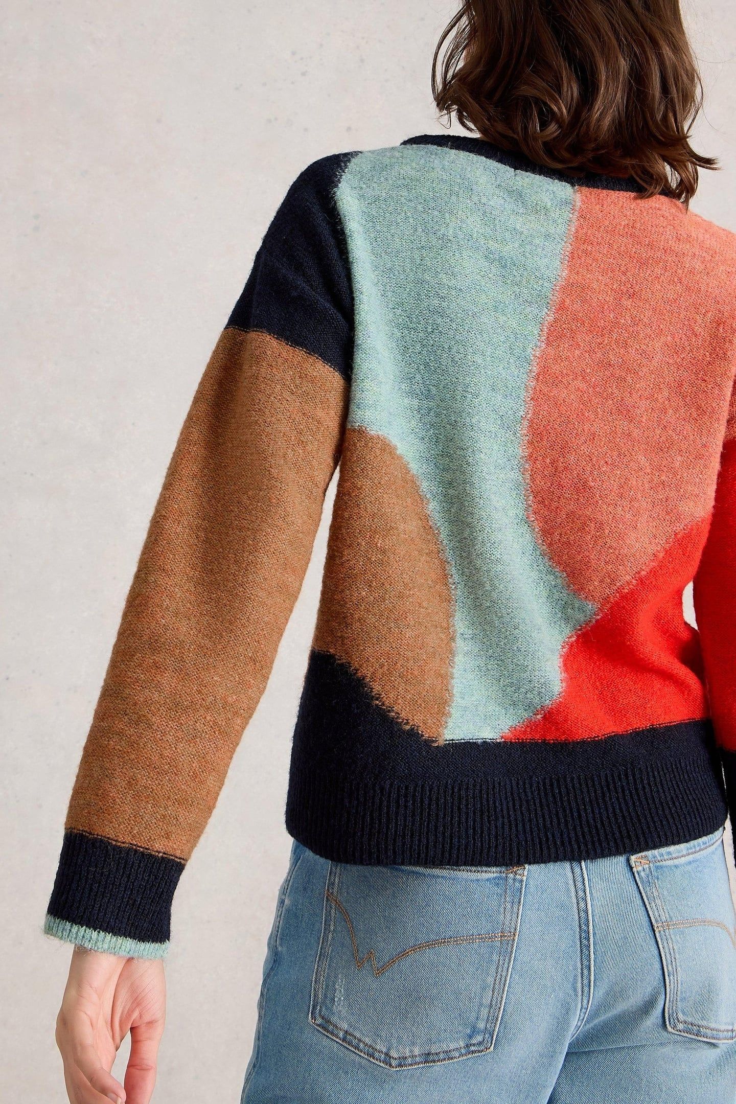 FREYA ABSTRACT JUMPER NAVY MULTI 2