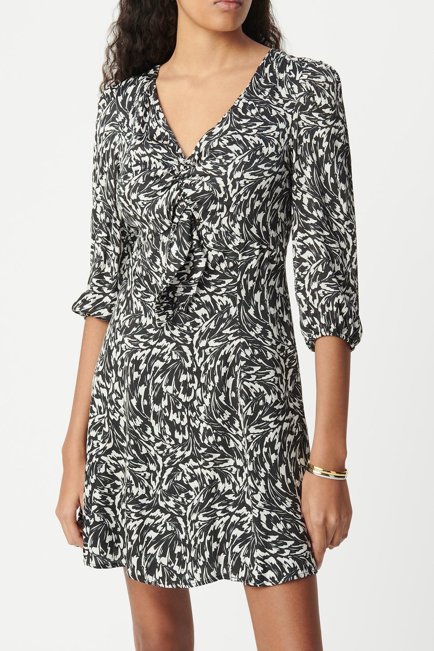 LENZING™ ECOVERO™ MINIMAL FLOWER BOW DRESS 2