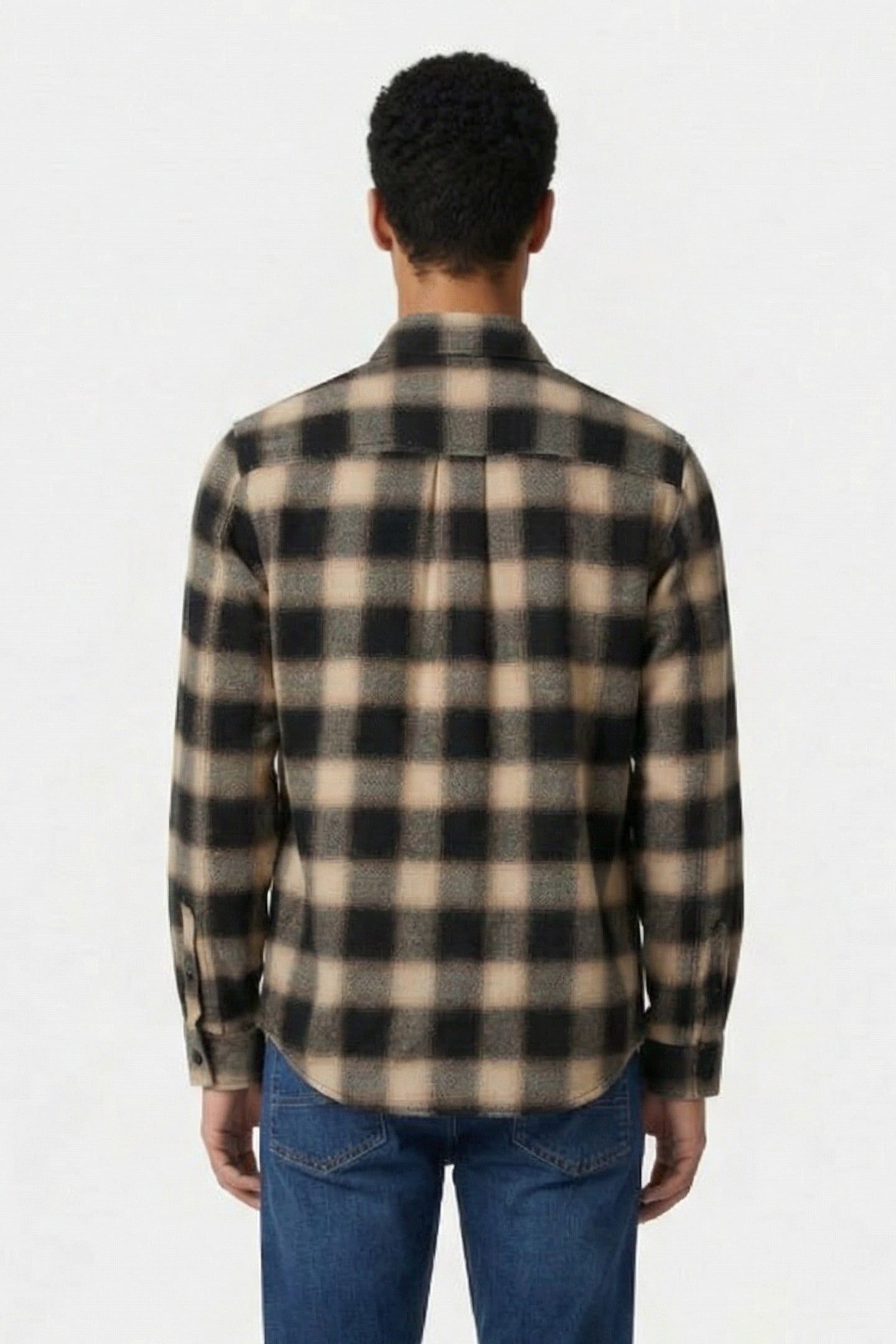 FLOYD SHIRT MIXED BEIGE 2
