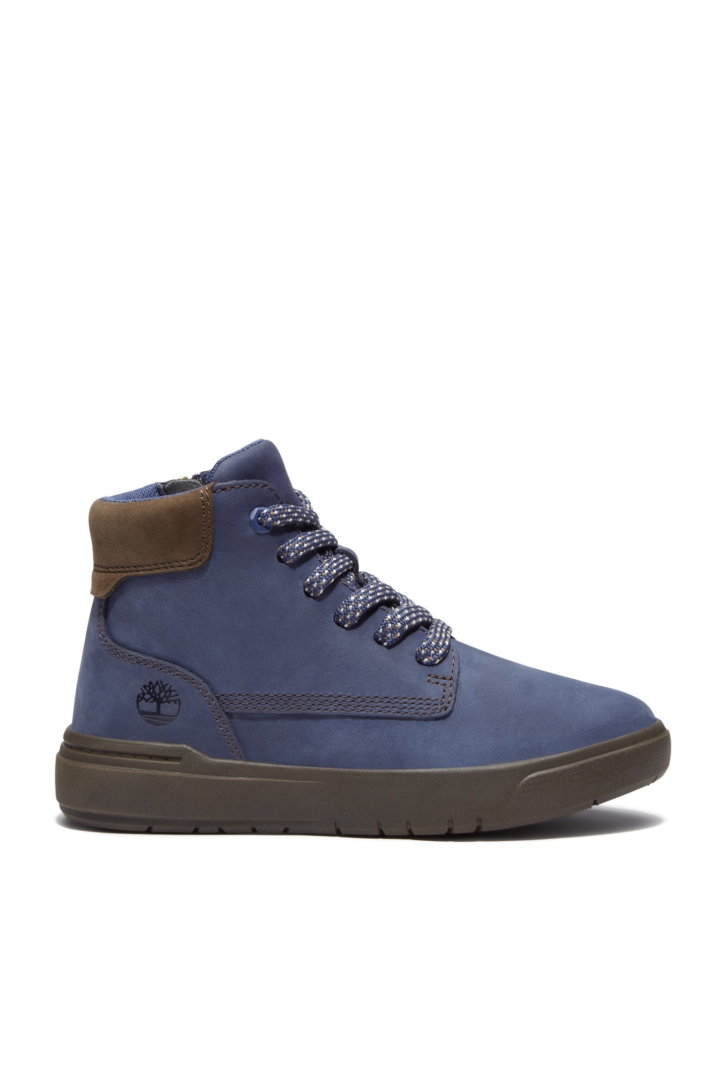 UNISEX SENECA BAY MID LACE UP WITH ZIP SNEAKER DARK BLUE NUB 1