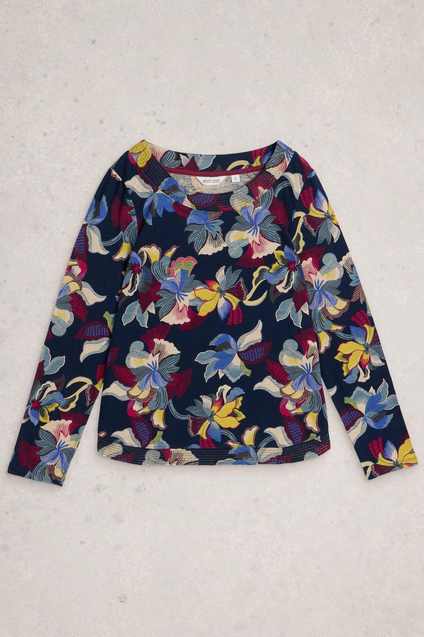 WEAVER LS TEE NAVY PRINT 4