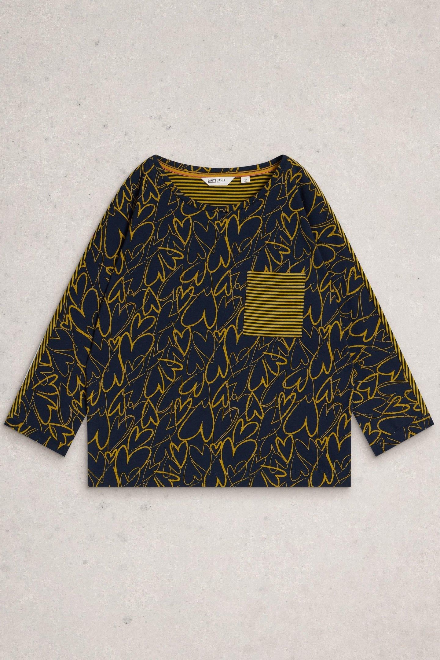 DEMI DOLMAN TOP NAVY MULTI 3