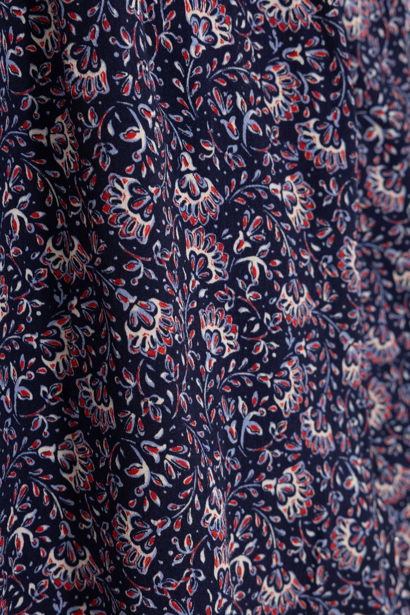 NAVY BLOUSE WITH ROCK FLORAL PRINT MARINE 7