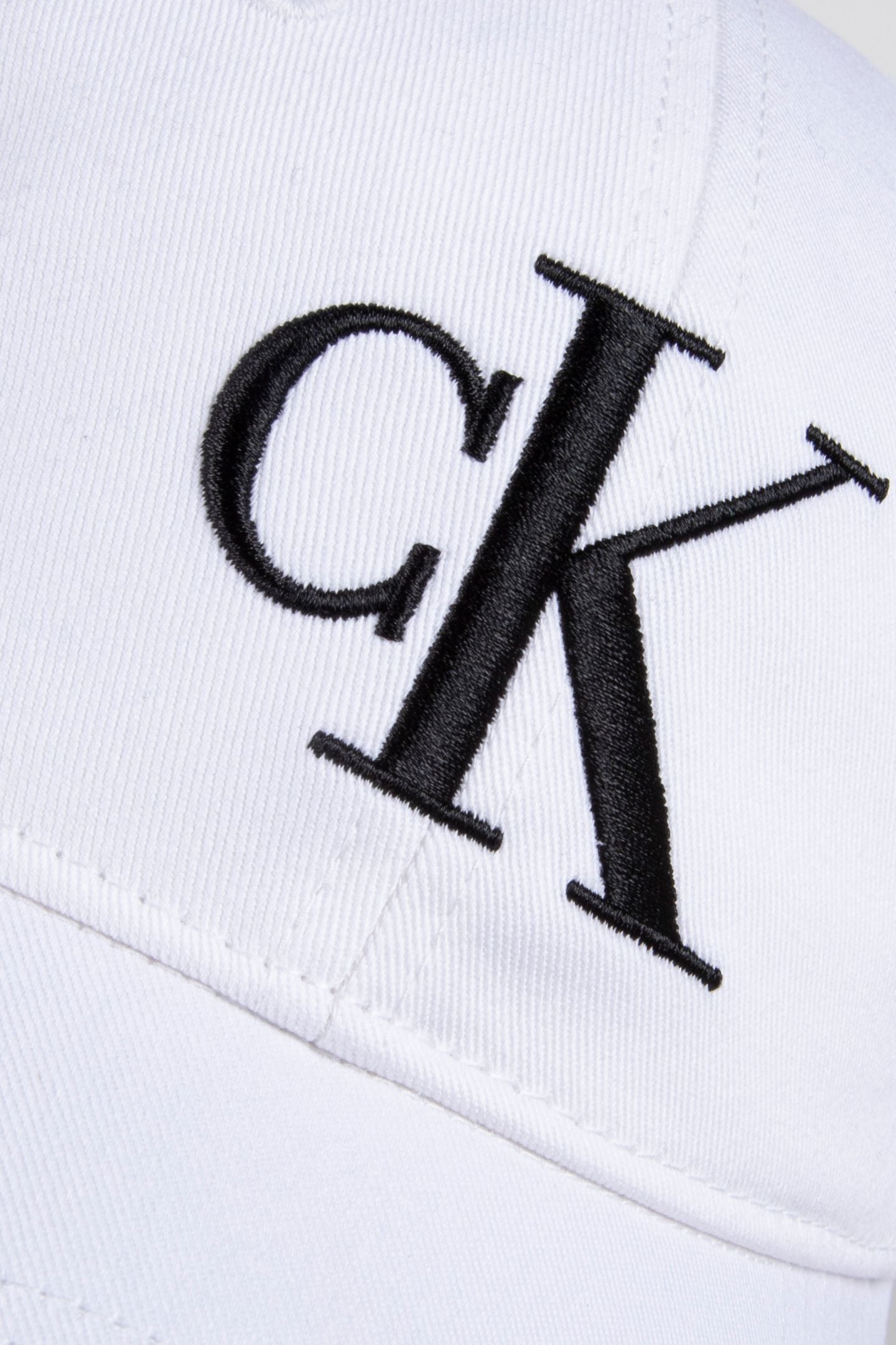 LARGE MONOGRAM EMBROIDERY CAP BRILLIANT WHITE 4