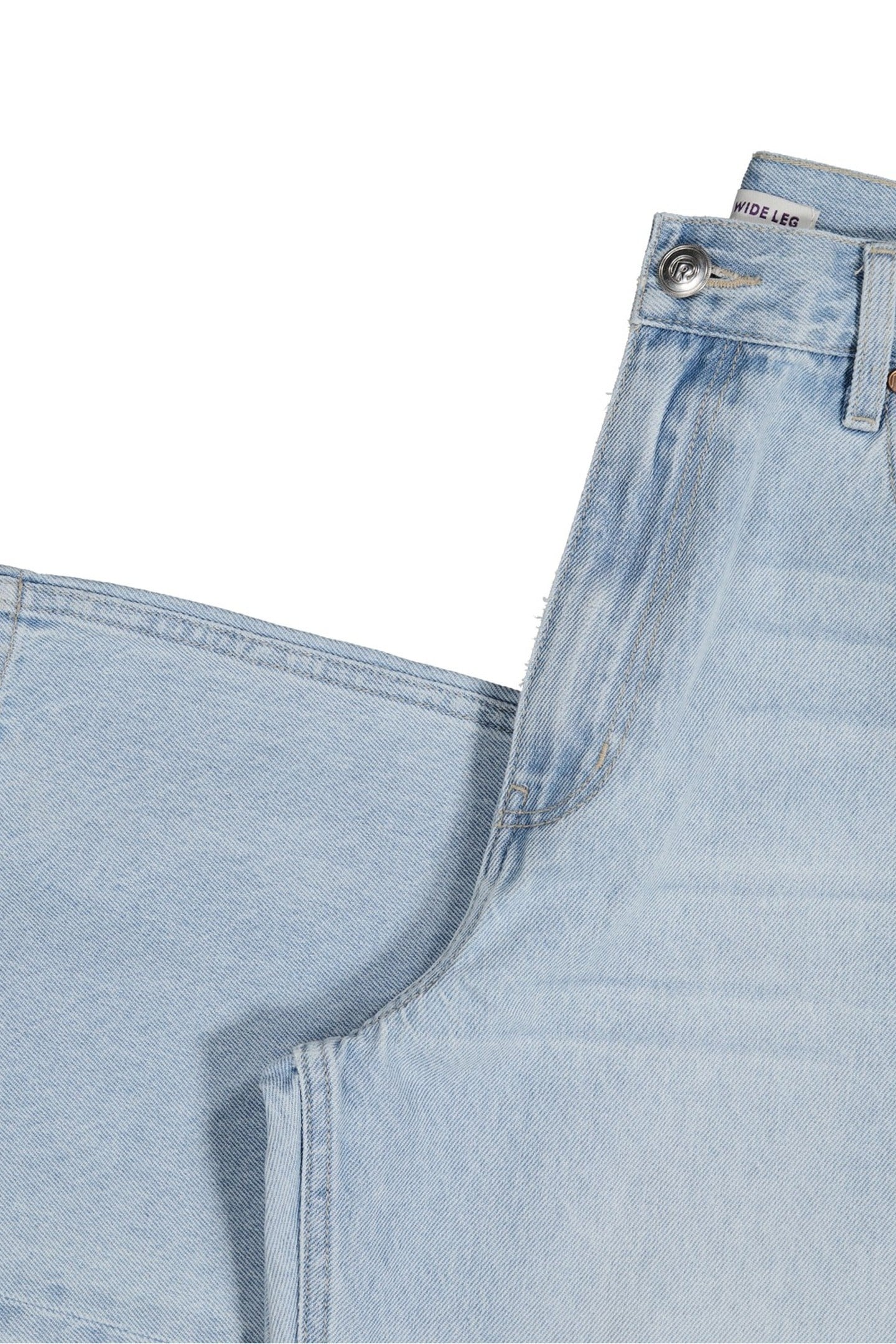 OASIS DENIM WIDE LEG JEANS LIGHT BLUE STONE 6