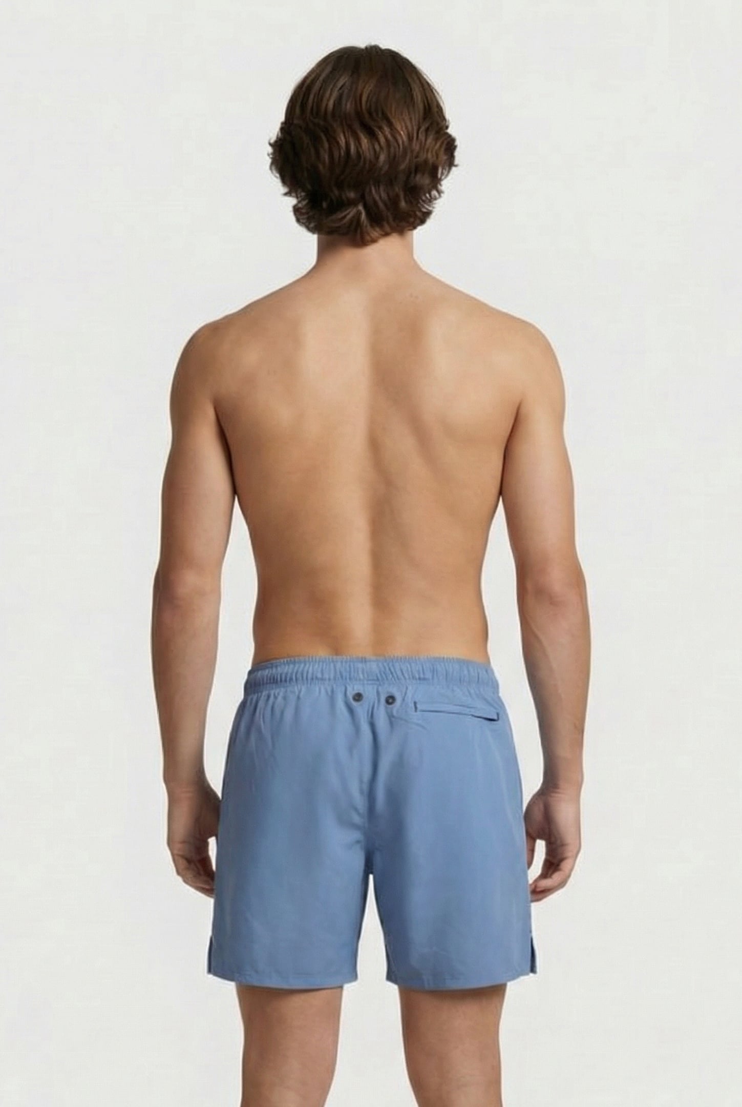 MEN'S ARENA EVO BEACH BOXER LOGO GREY BLUE 2