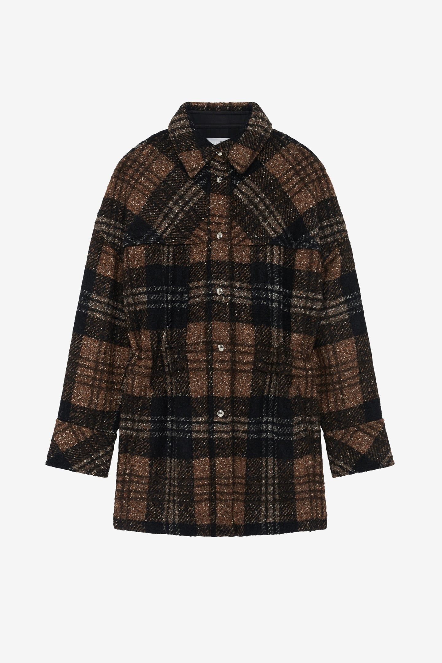 ZAHI OUTERWEAR BLACK/BROWN 4