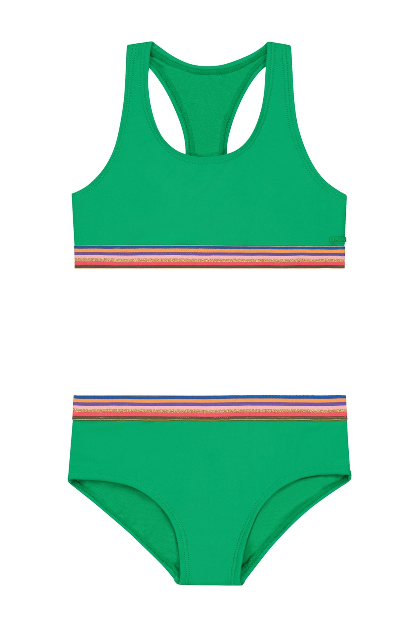 GIRLS CHARLIE BIKINI SET TROPIC GREEN 1