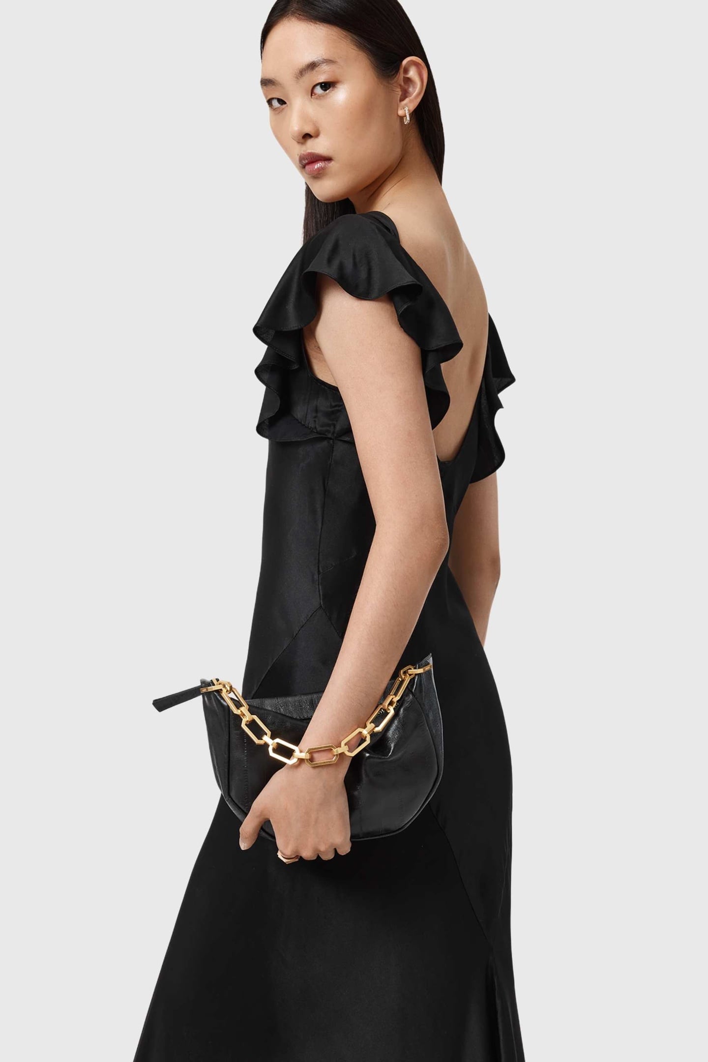 FLORA DRESS BLACK 7