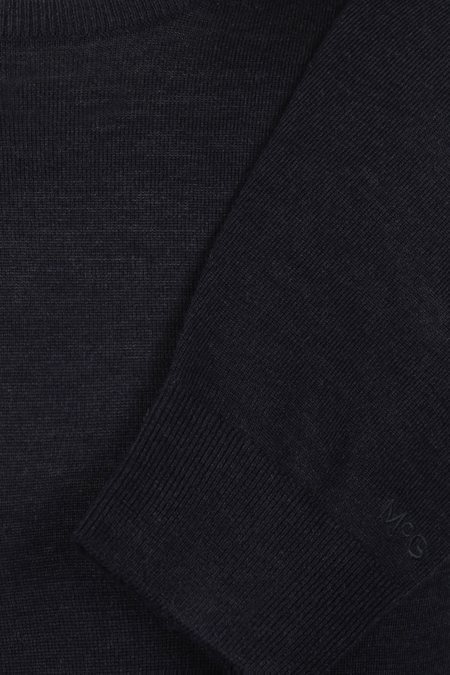 EXTRA FINE MERINO C-NECK SWEATER NAVY 3