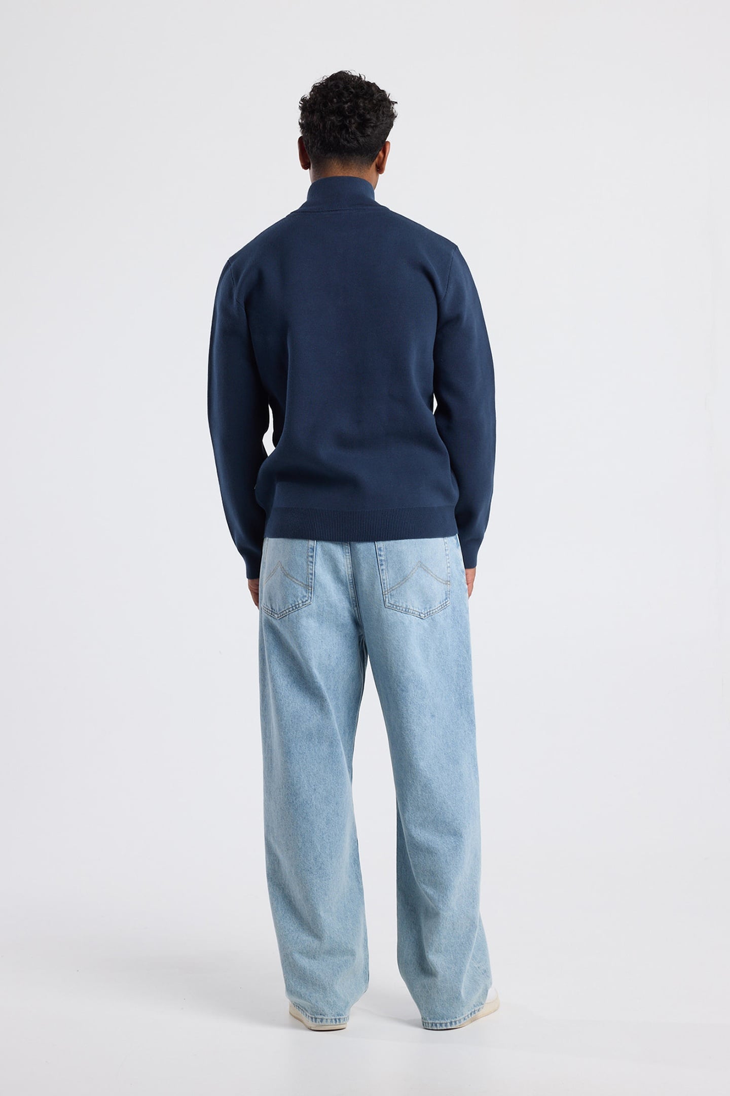 KONRAD HALFZIP DARK BLUE 2