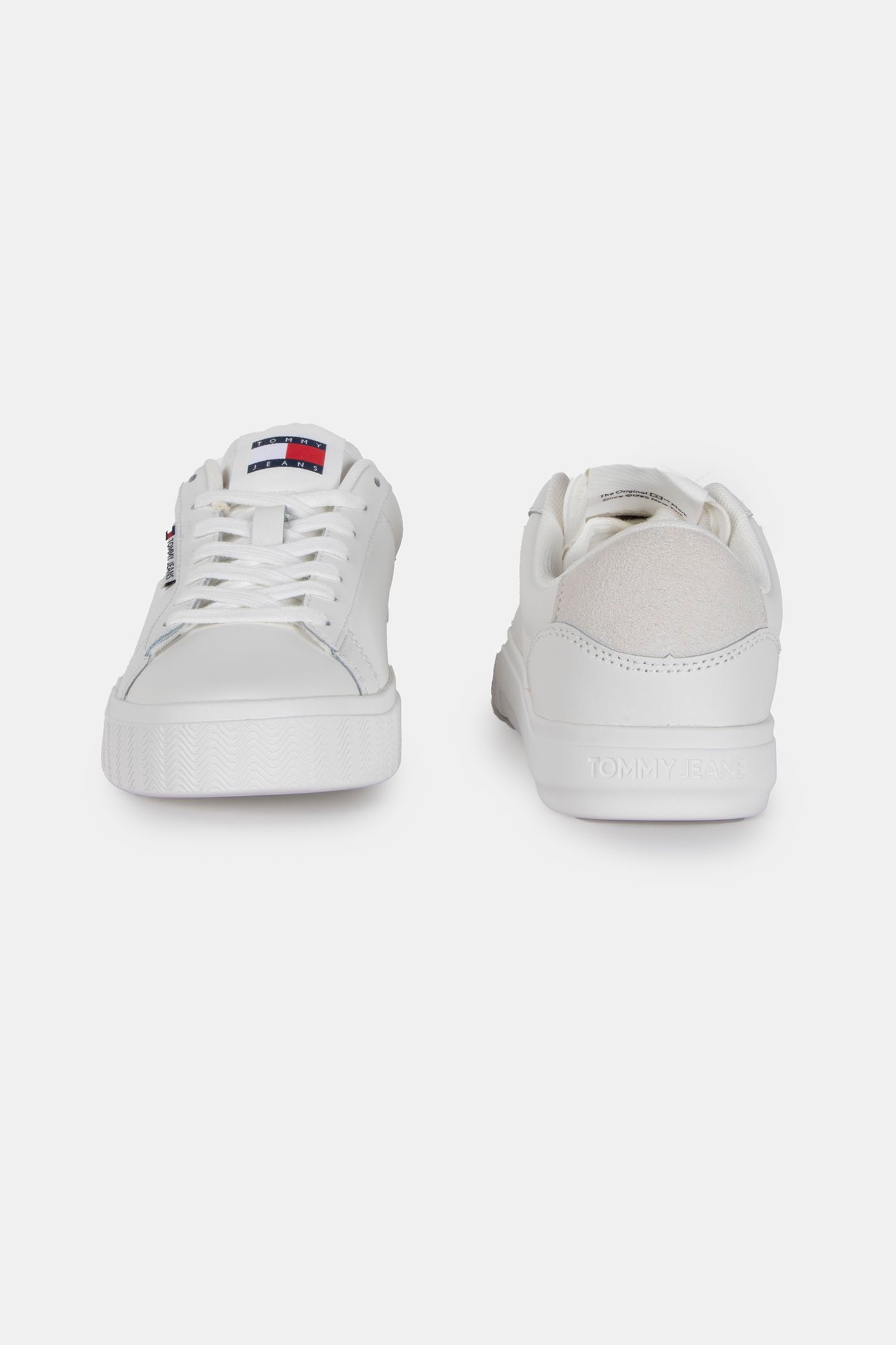 LEATHER CUPSOLE SNEAKER ECRU 2