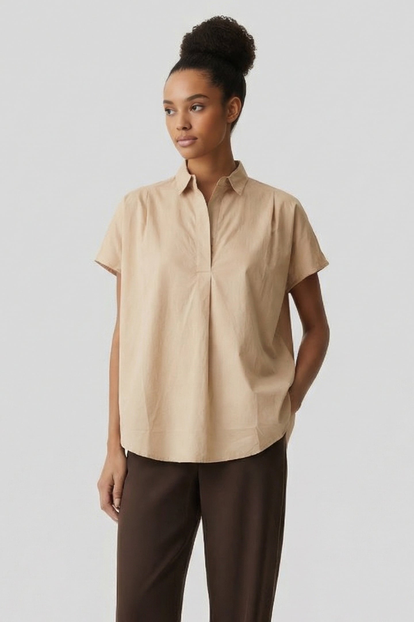 RHODES S/L SHIRT SABBIA 1