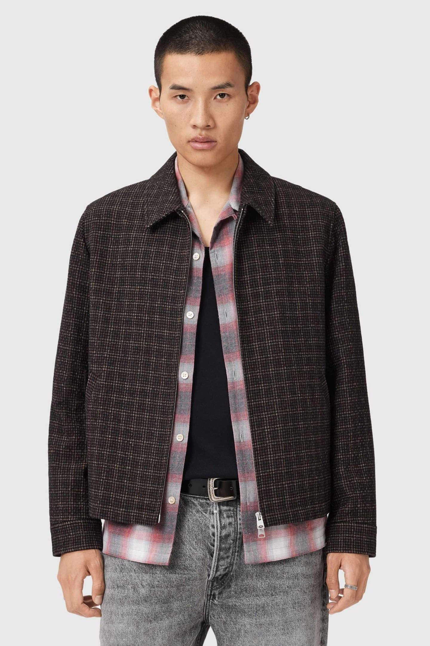CITY HALL JACKET ANCHOR BROWN 5